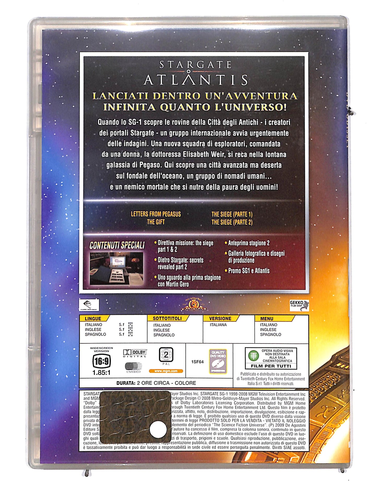 EBOND Stargate dvd Odissey Atlantis File 17-20 EDITORIALE DVD DB667121