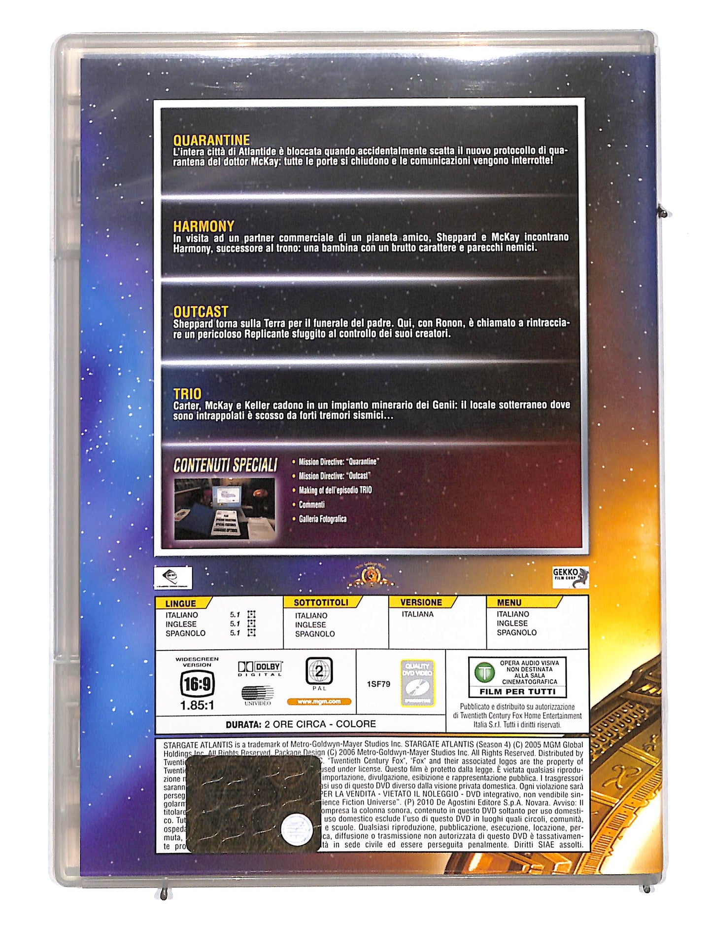 EBOND Stargate dvd Odissey Atlantis File 73-76 EDITORIALE DVD DB667133