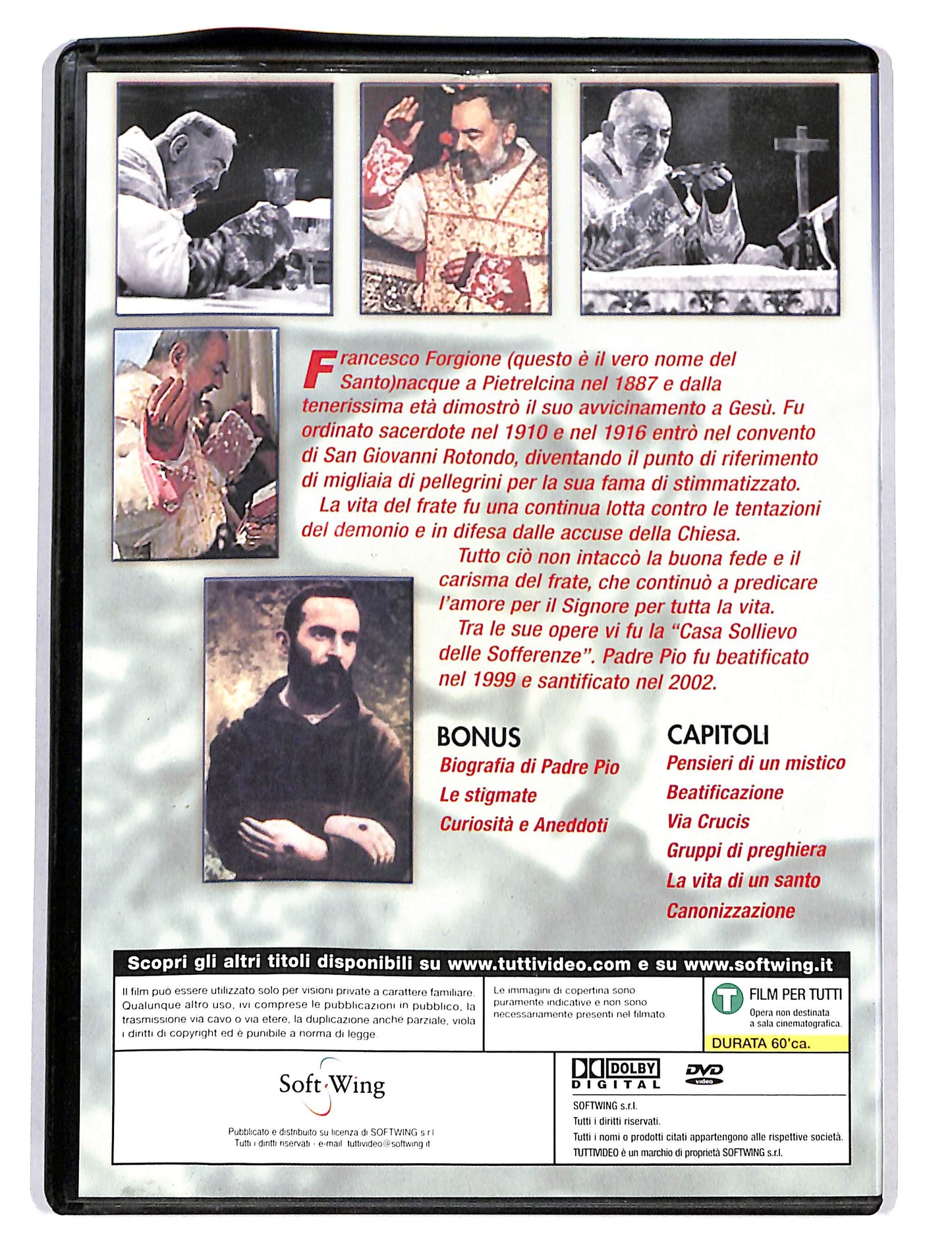 EBOND Padre Pio la vita di un santo EDITORIALE DVD DB667149
