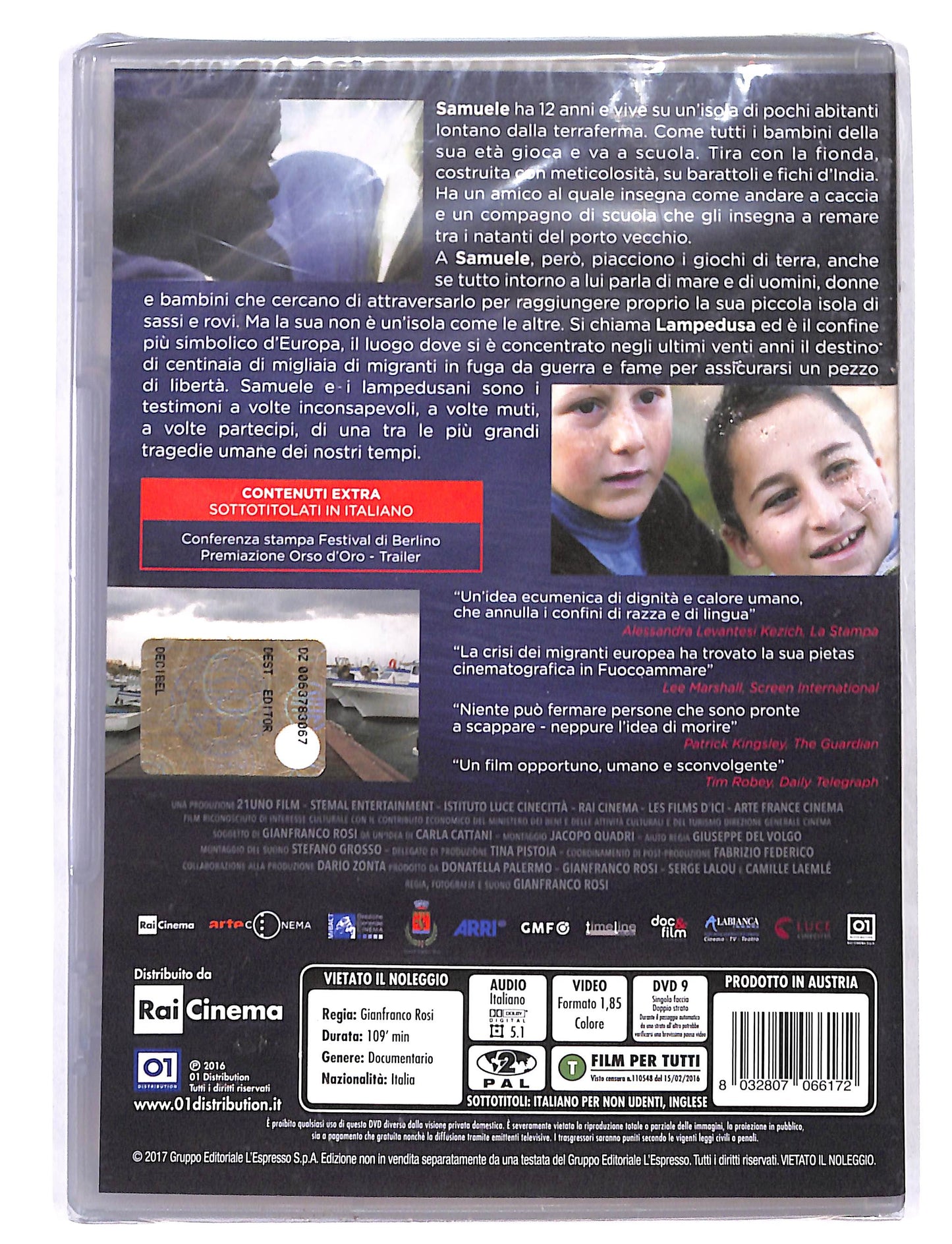 EBOND Fuocoammare EDITORIALE DVD DB667172