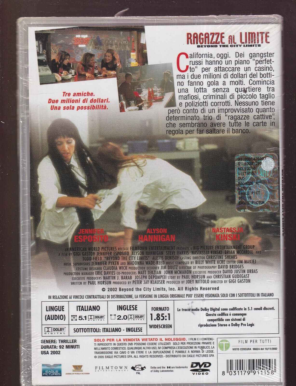 EBOND Ragazze Al Limite Slimcase DVD DB667451