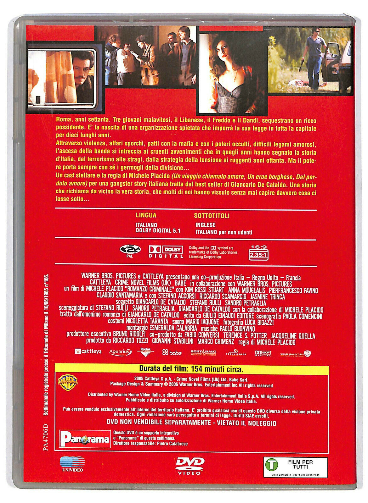 EBOND Romanzo Criminale Editoriale DVD DB668229