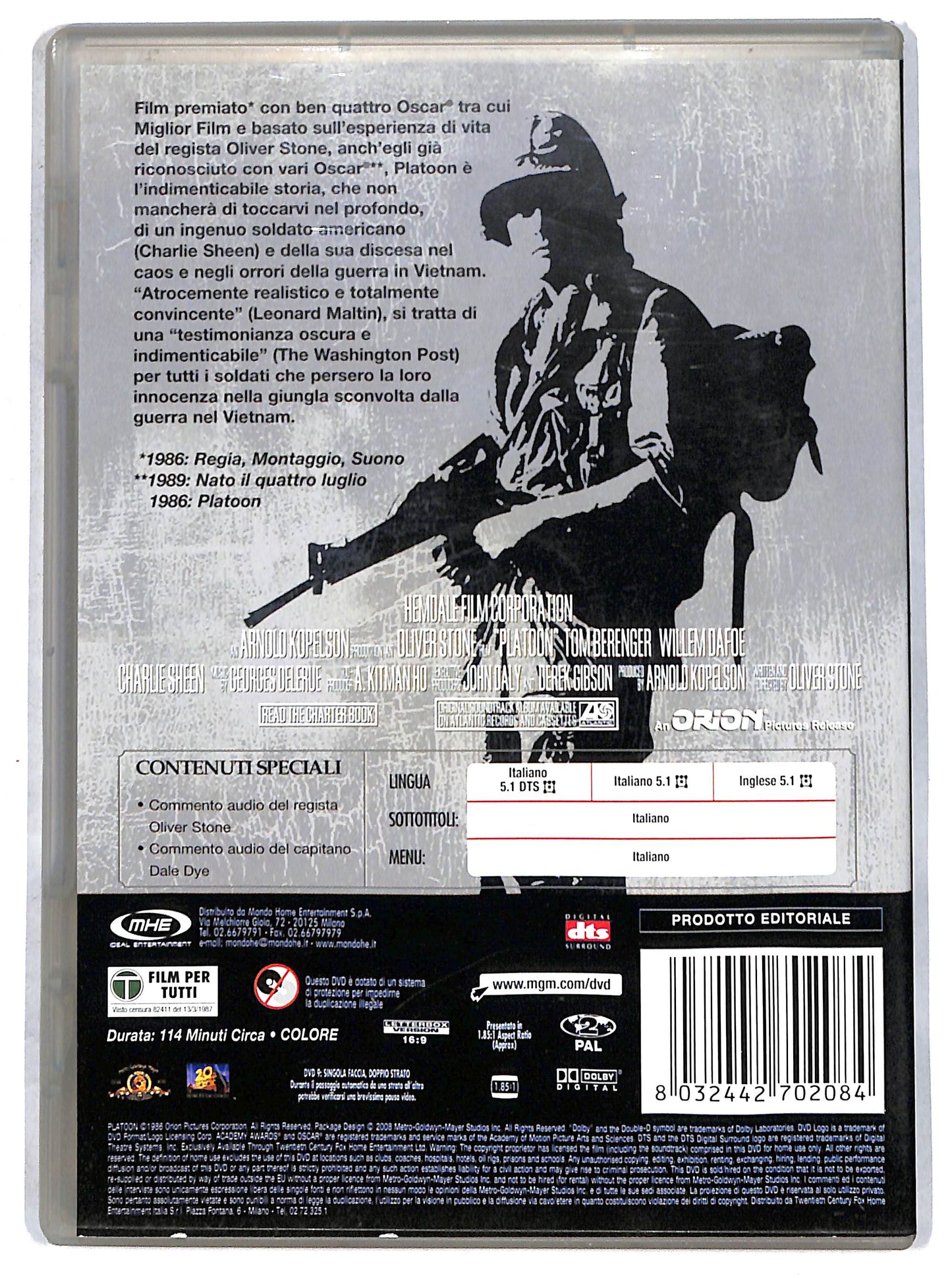 EBOND platoon DVD DB668237