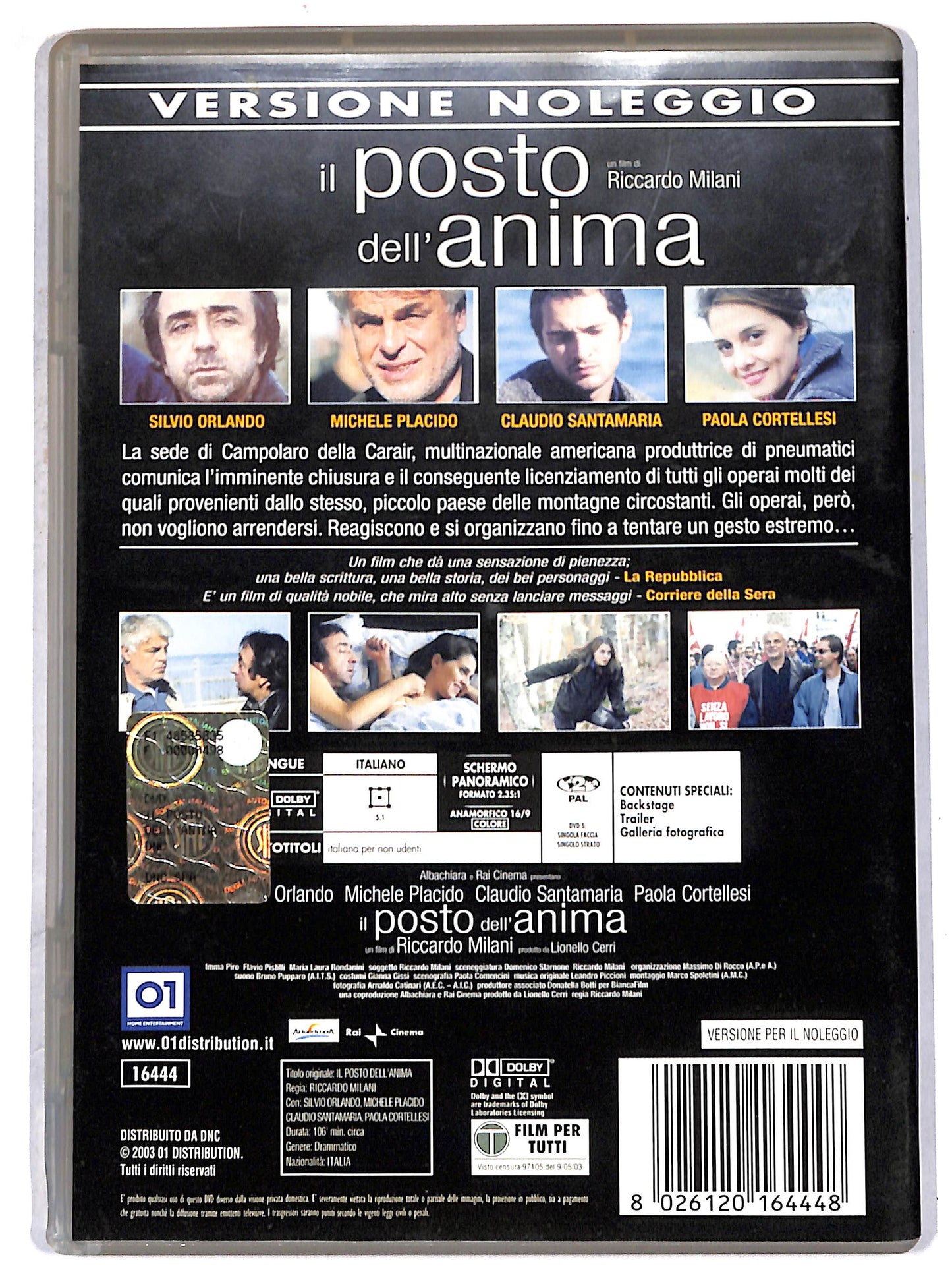EBOND Il posto dell'anima NOLEGGIO DVD DB668417
