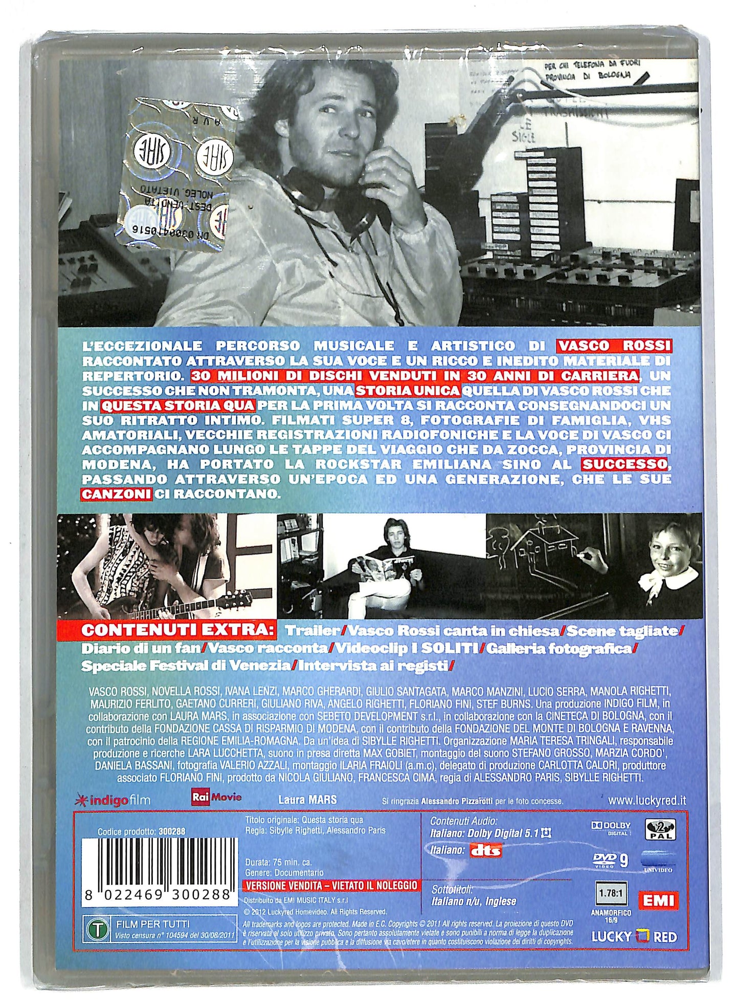 EBOND Vasco Rossi Questa Storia Qua - Il Film NOLEGGIO DVD DB668418