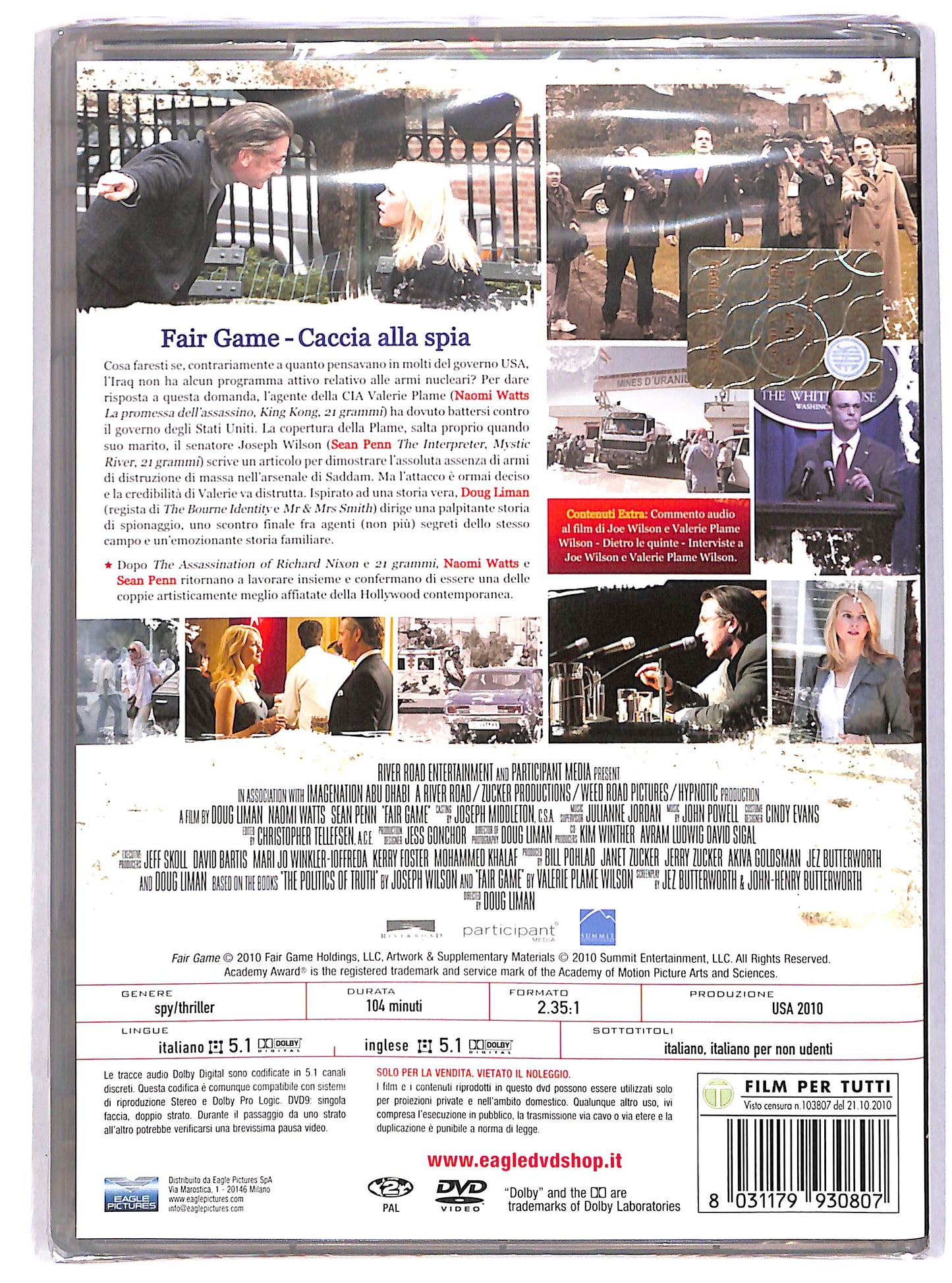 EBOND Fair Game - Caccia alla Spia DVD DB668431