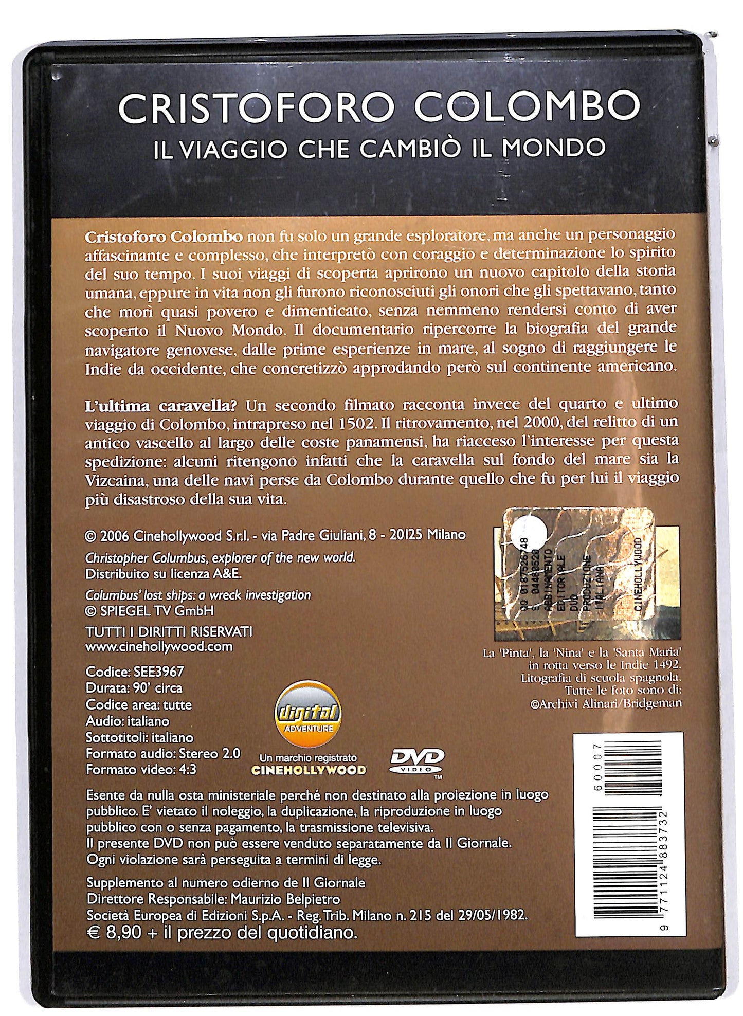 EBOND Cristoforo Colombo il viaggio che cambio il mondo EDITORIALE DVD DB668603