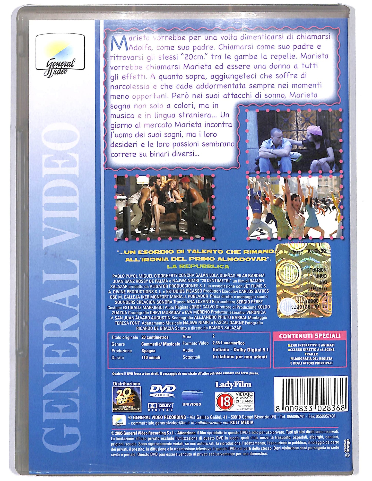 EBOND 20 Centimetri NOLEGGIO DVD DB668804