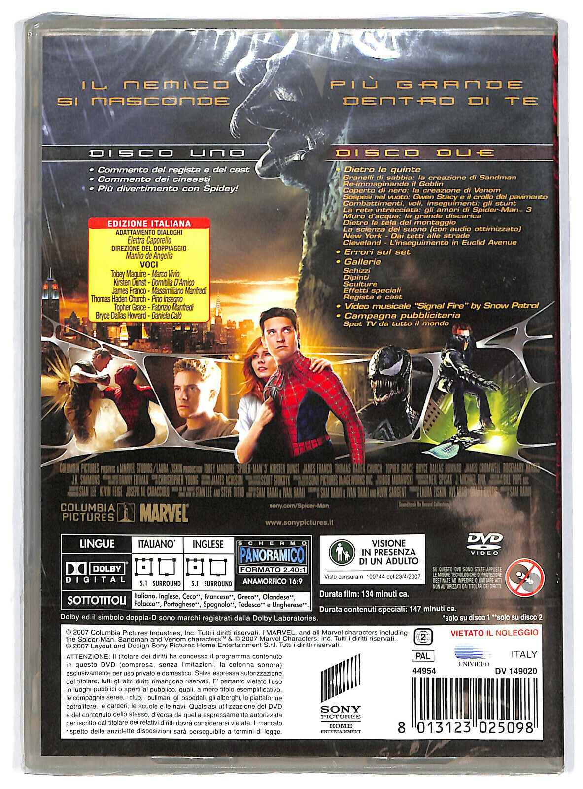 EBOND Spider-man 3  2 Dischi DVD DB668861