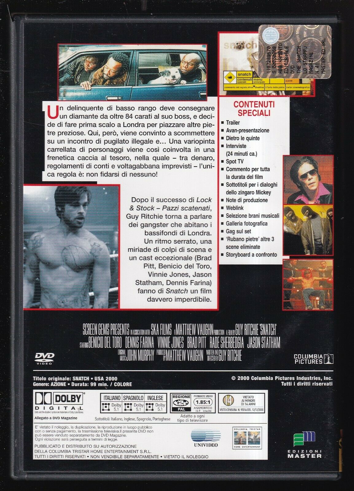 EBOND Snatch Lo Strappo Editoriale DVD DB669135