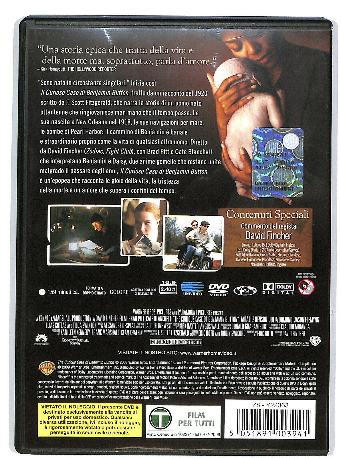 EBOND Il Curioso Caso Di Benjamin Button (film) DVD DB669161