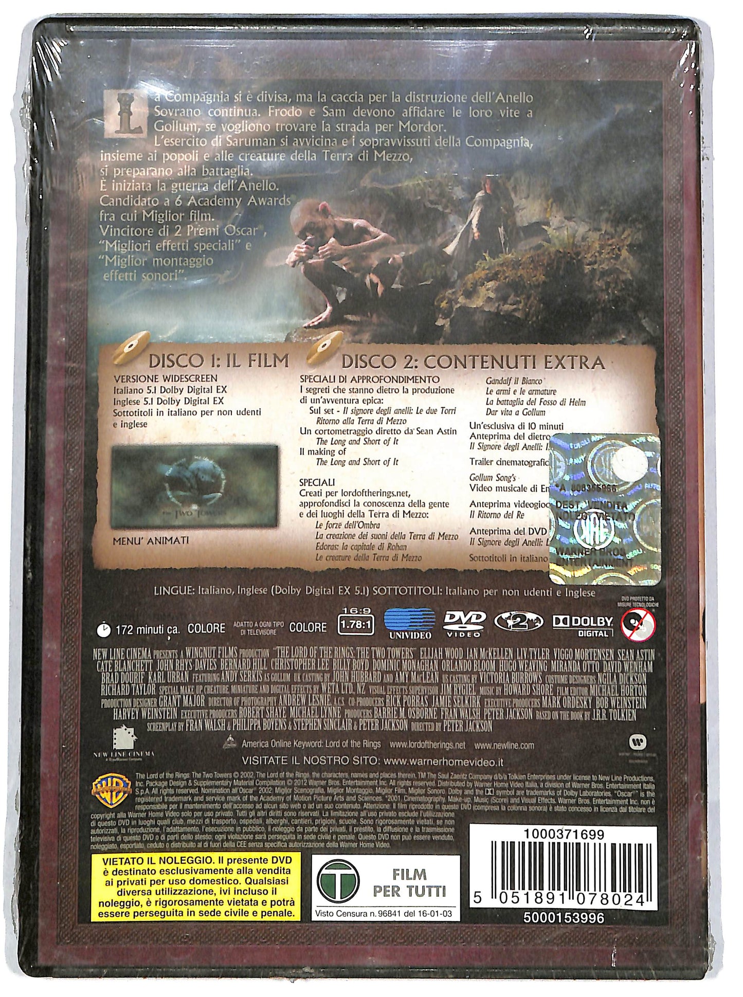 EBOND Il Signore degli Anelli - Le due torri 2DVD DVD DB669337