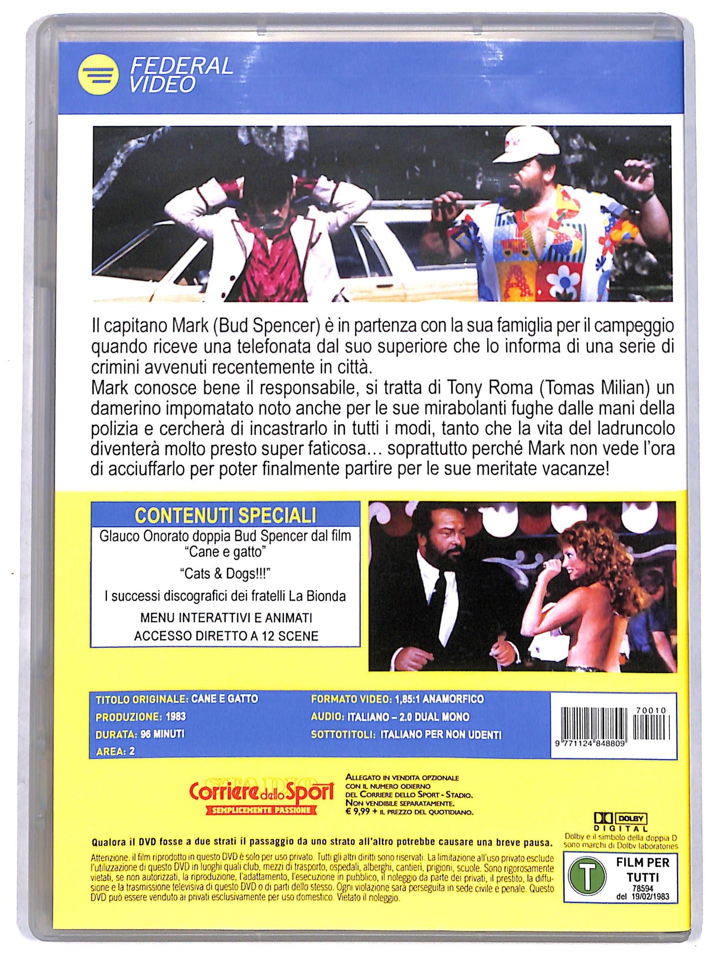 EBOND Cane e gatto EDITORIALE DVD DB669338