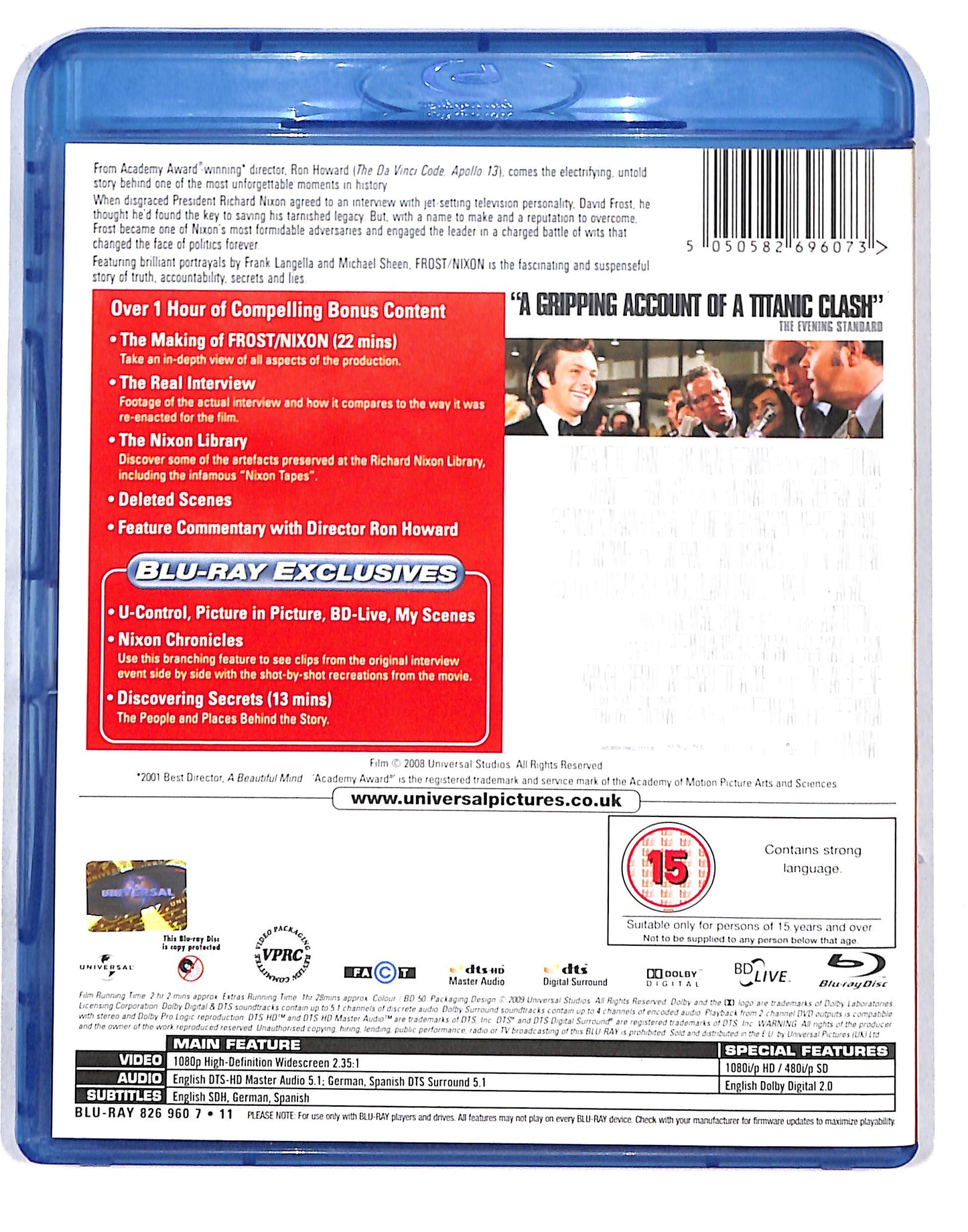 EBOND Frost Nixon Edizione: Regno Unito BLURAY DB669416