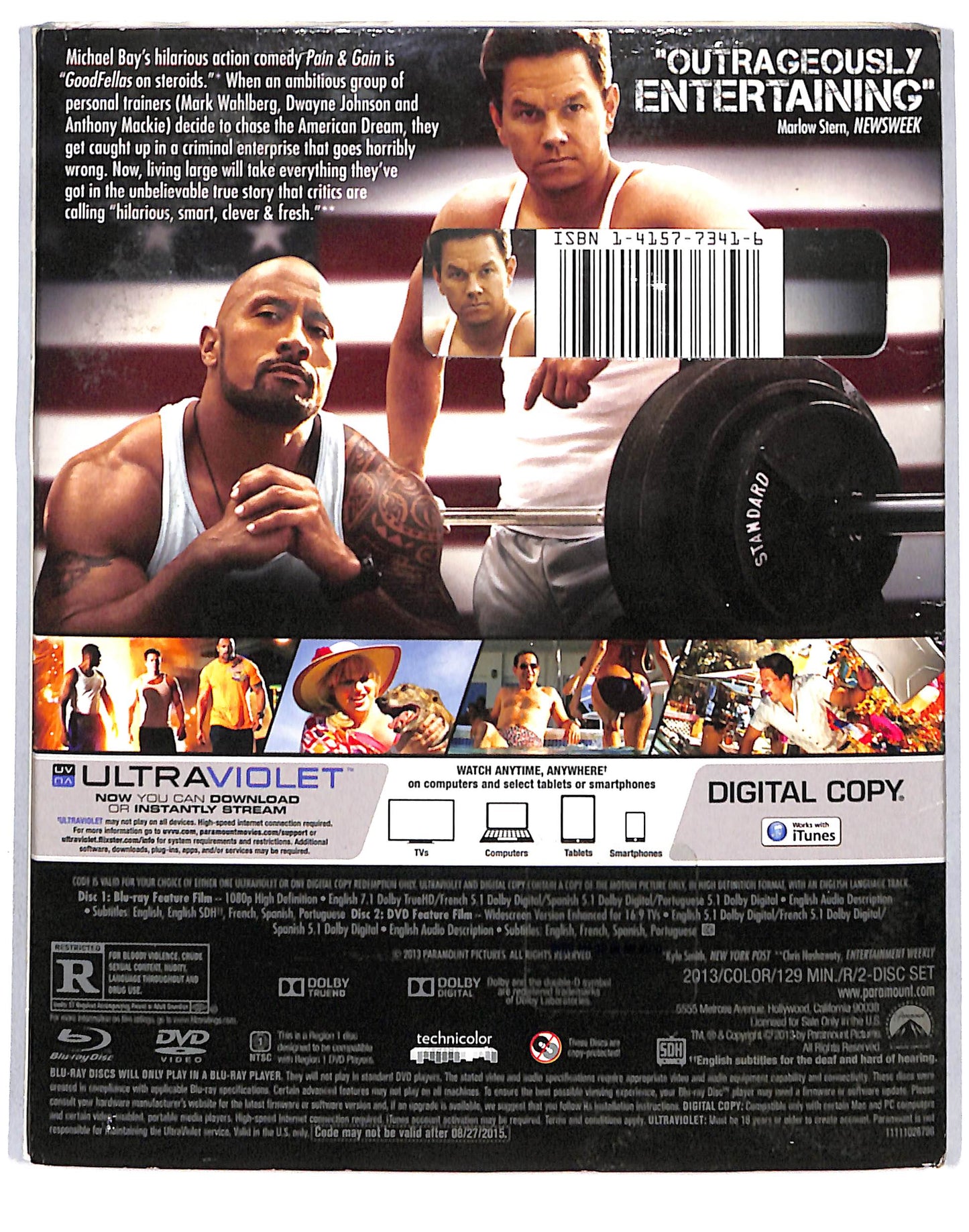 EBOND Pain & Gain Edizione UK BLURAY DB669418