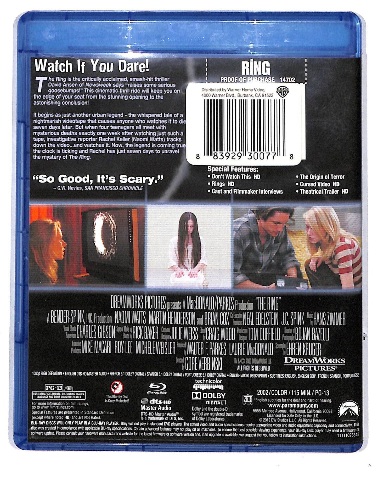 EBOND The Ring BLURAY DB669424