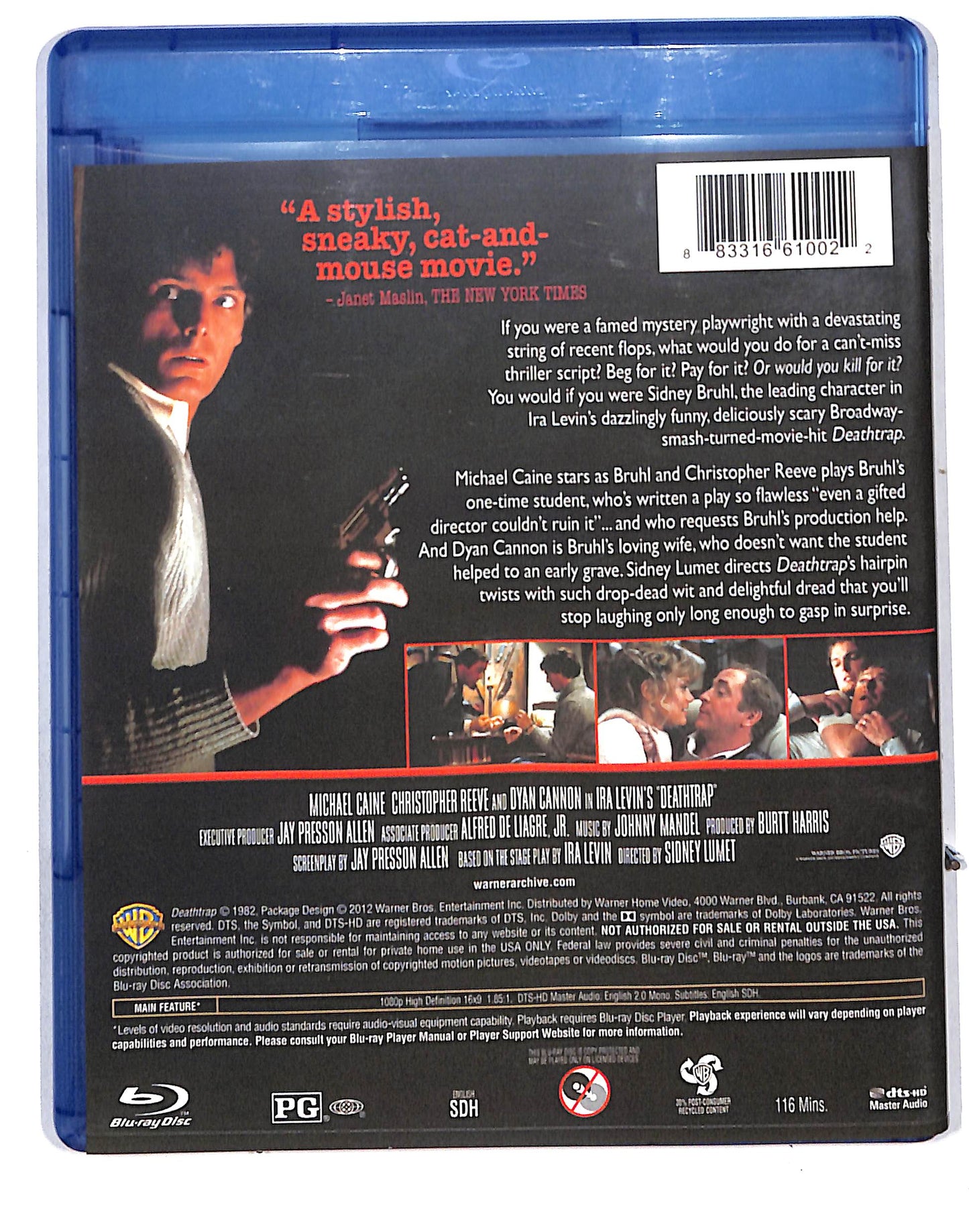 EBOND Deathtrap Edizione UK BLURAY DB669425