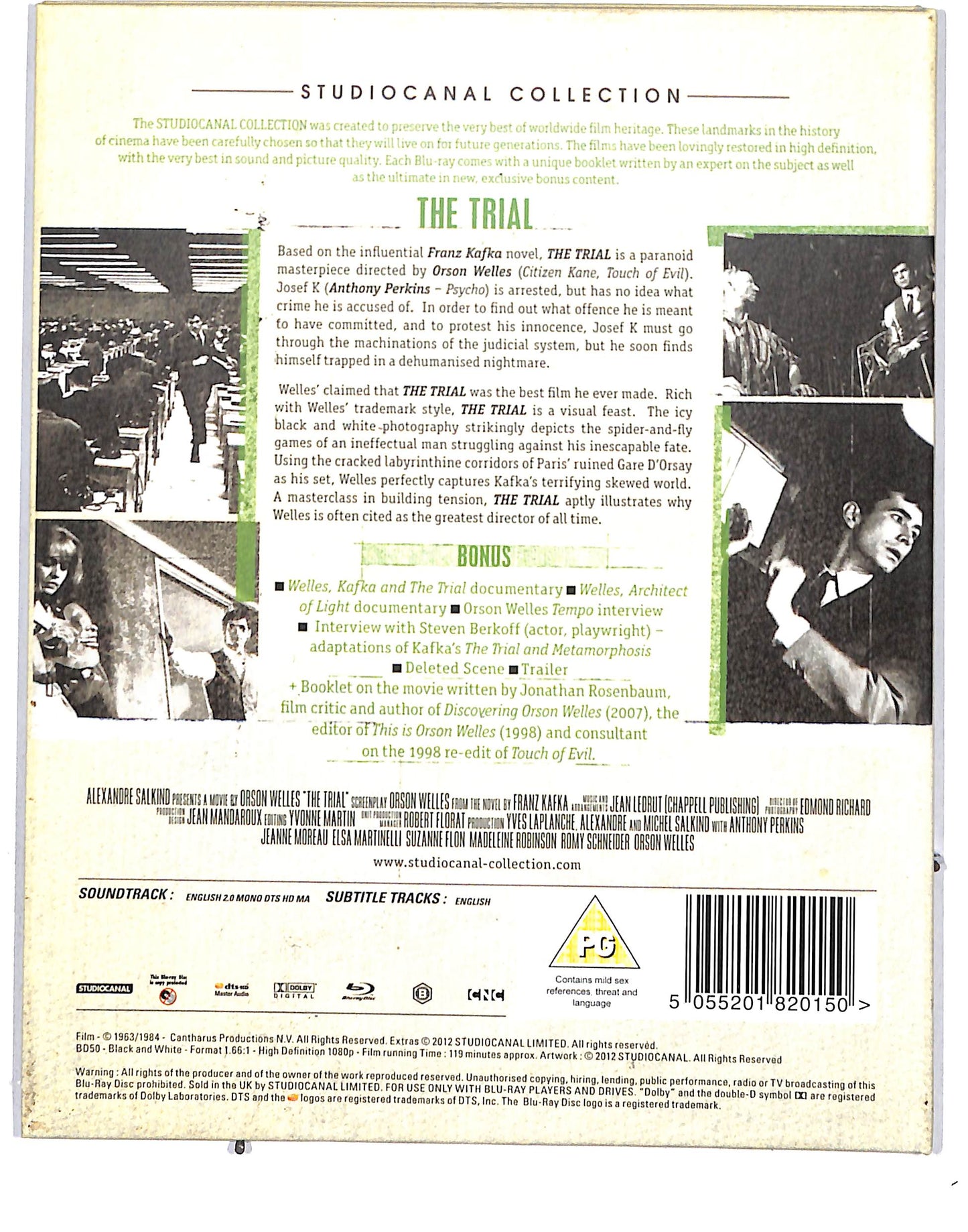 EBOND The Trial Edizione: Regno Unito BLURAY DB669441