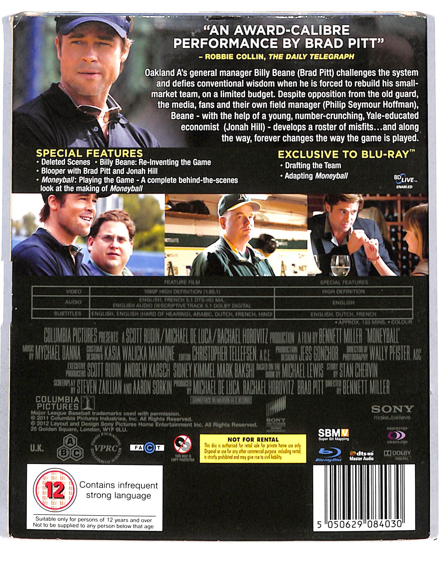 EBOND Moneyball Edizione: Regno Unito BLURAY DB669453