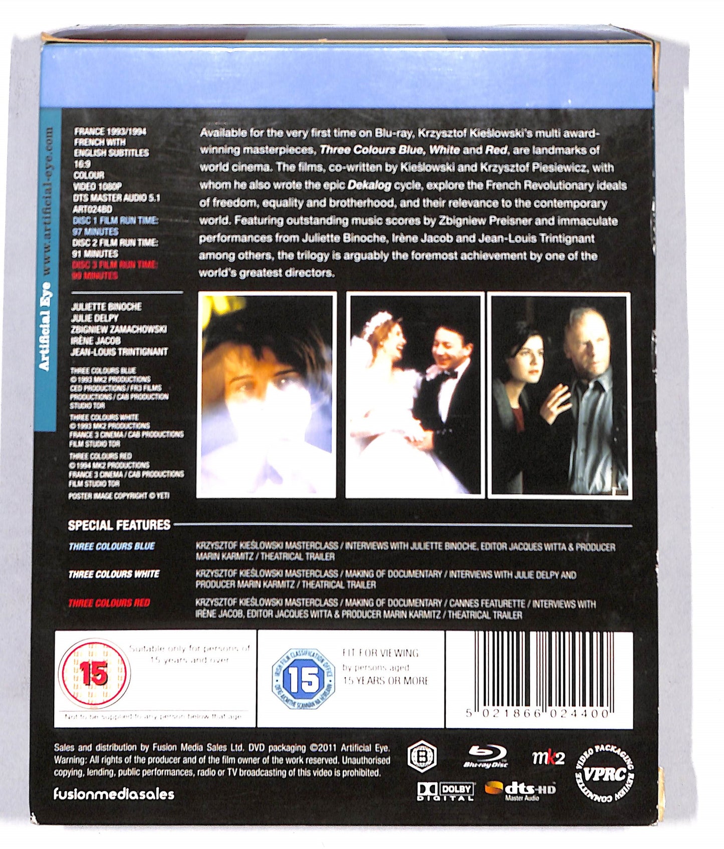 EBOND The Three Colours Trilogy Edizione: Regno Unito BLURAY DB669461