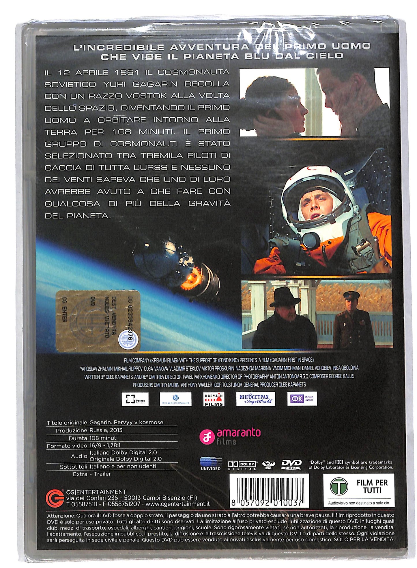 EBOND Gagarin - Primo nello spazio DVD DB669641