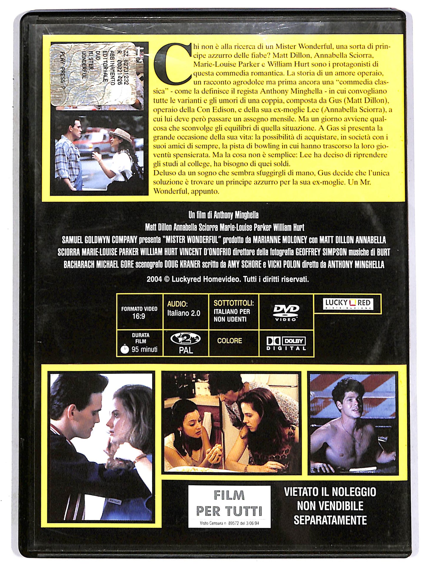 EBOND Mister Wonderful EDITORIALE DVD DB669712