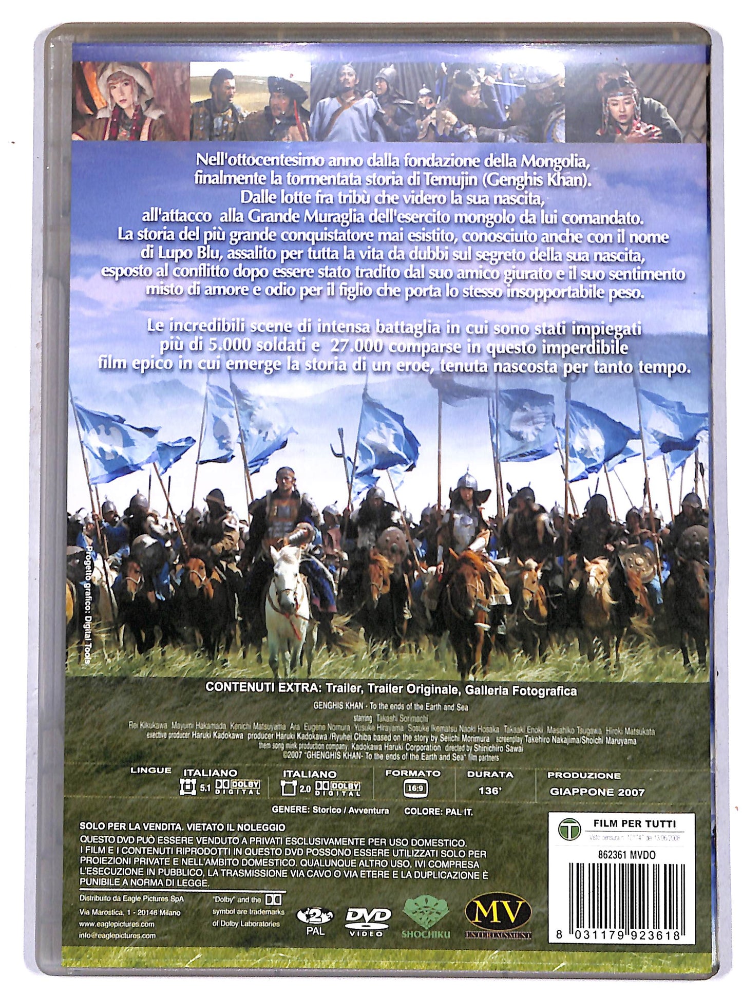 EBOND genghis khan - il grande conquistatore DVD DB669739