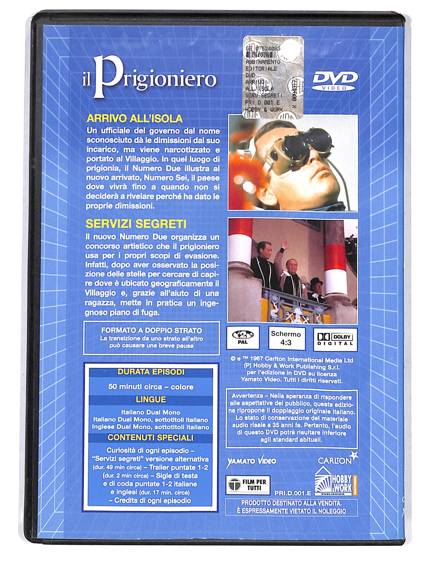 EBOND Il Prigioniero vol.1 EDITORIALE DVD DB670110
