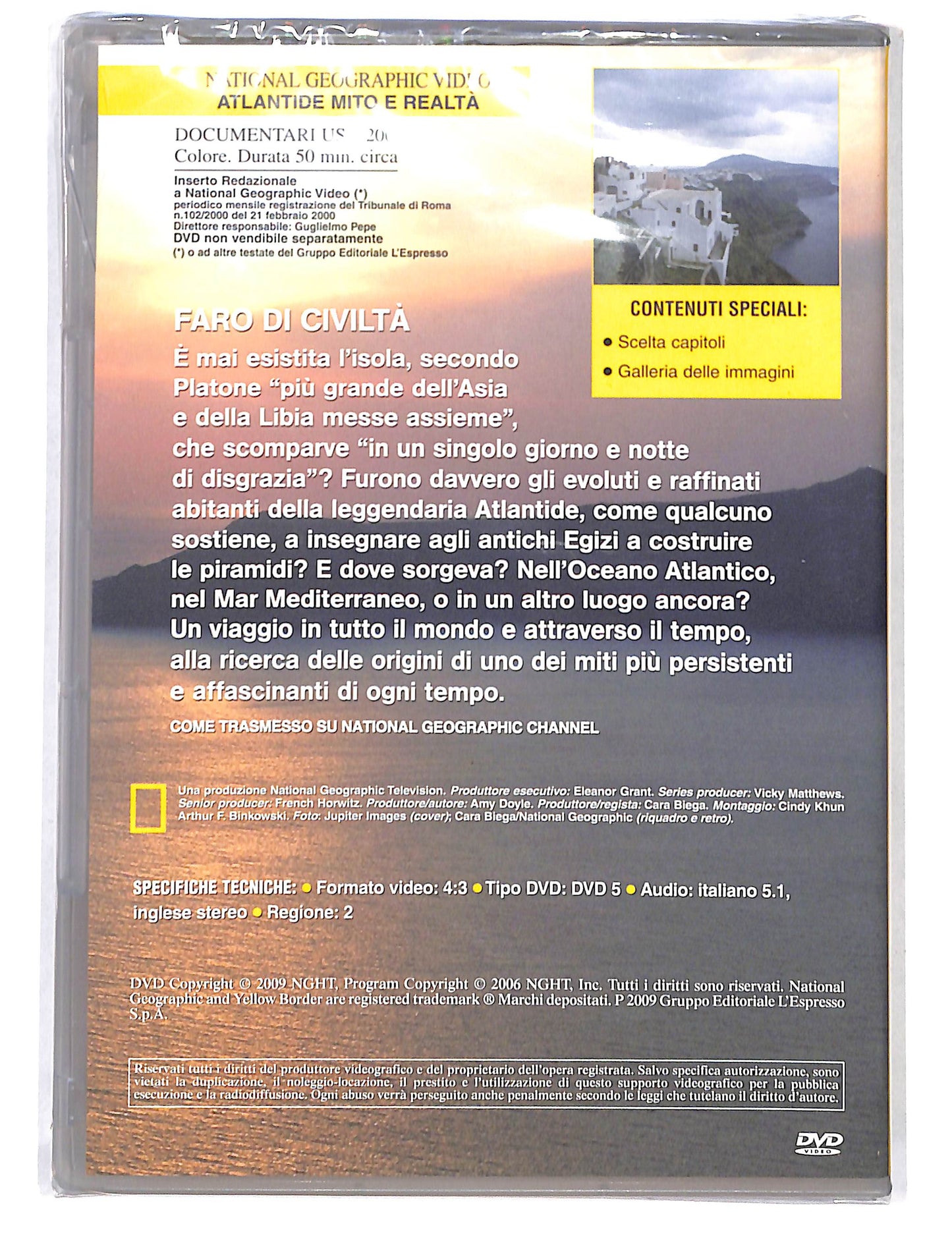 EBOND Atlantide mito e realta vol 72 National Geografic DVD DB670116