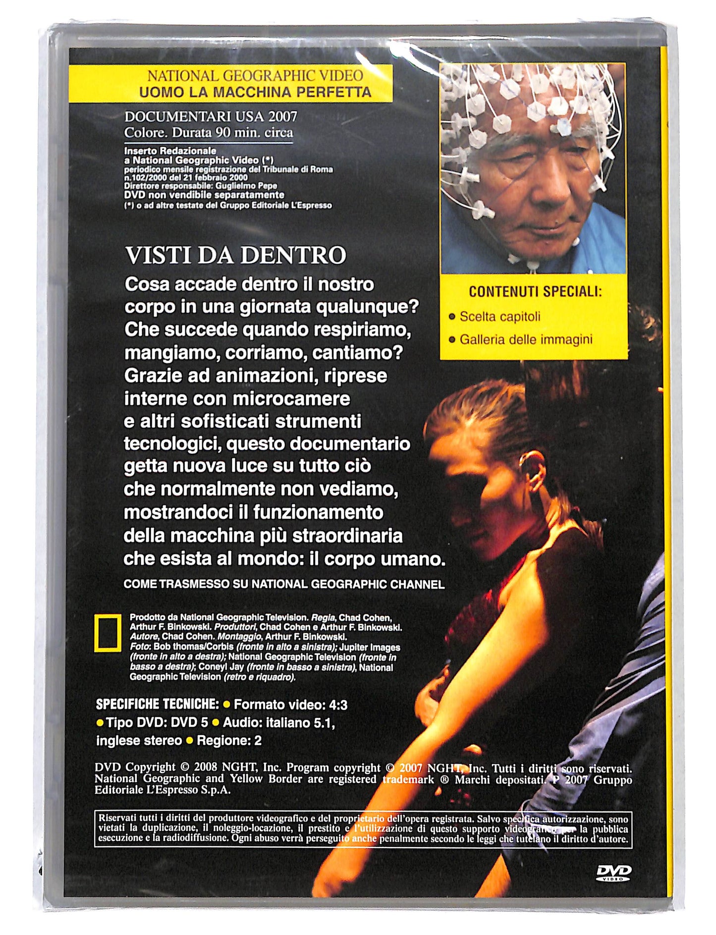 EBOND Uomo la macchina perfetta vol. 59 National Geographic DVD DB670118