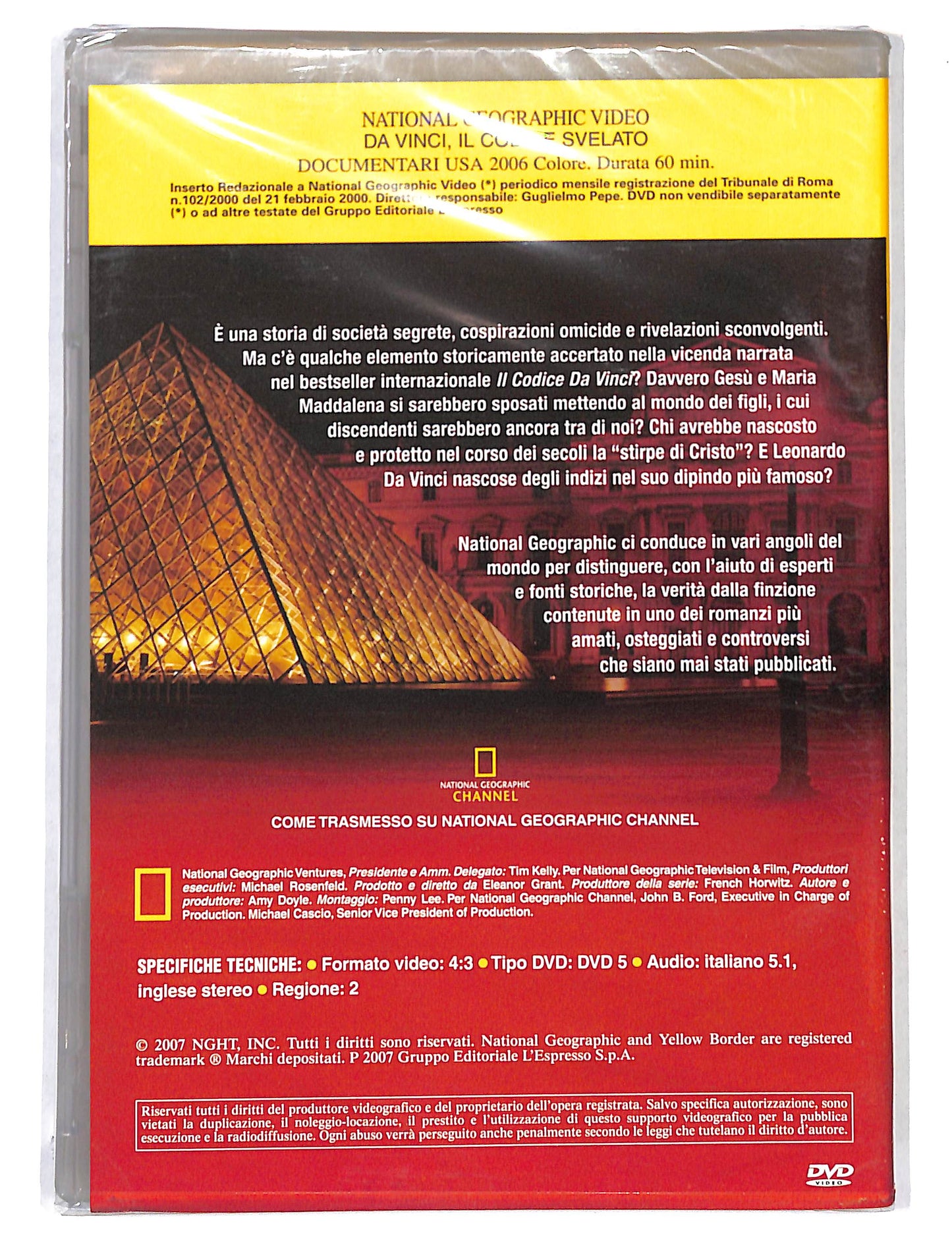 EBOND Da Vinci il codice svelato vol.49 National Geographic DVD DB670119