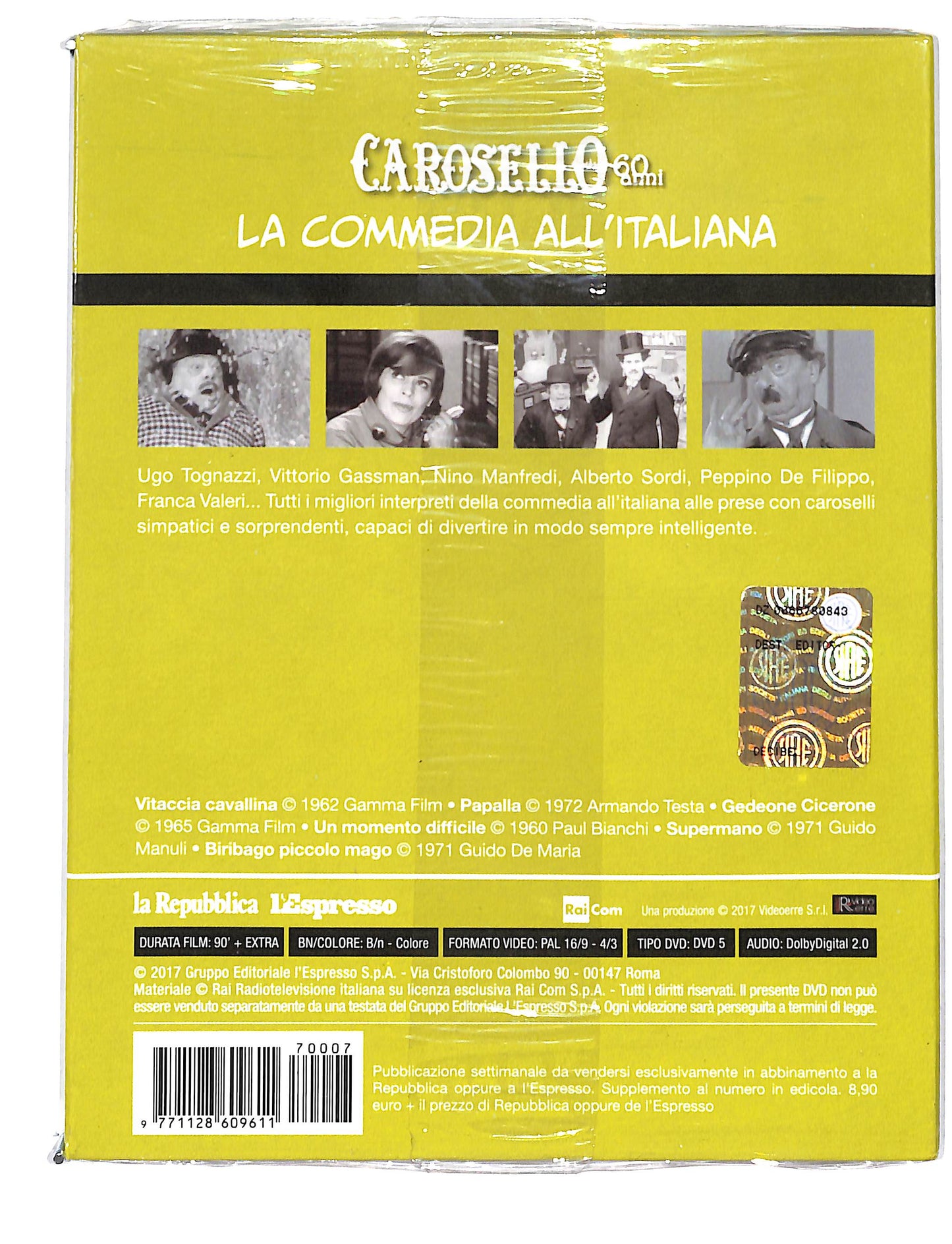 EBOND Carosello vol 7 la commedia all'italiana EDITORIALE DVD DB670146