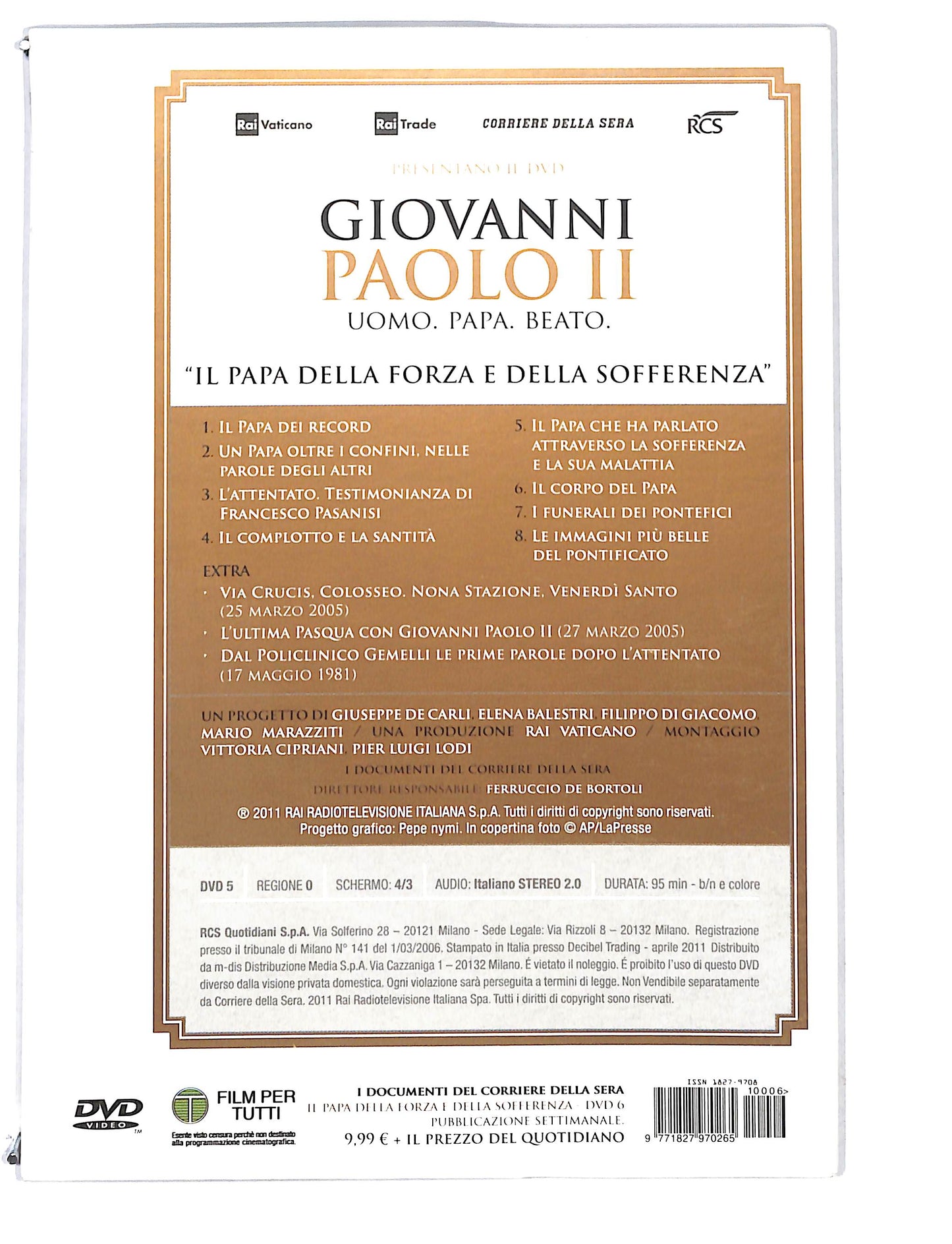 EBOND Giovanni Paolo II vol.6 il Papa della forza e della sofferenza DVD DB670157