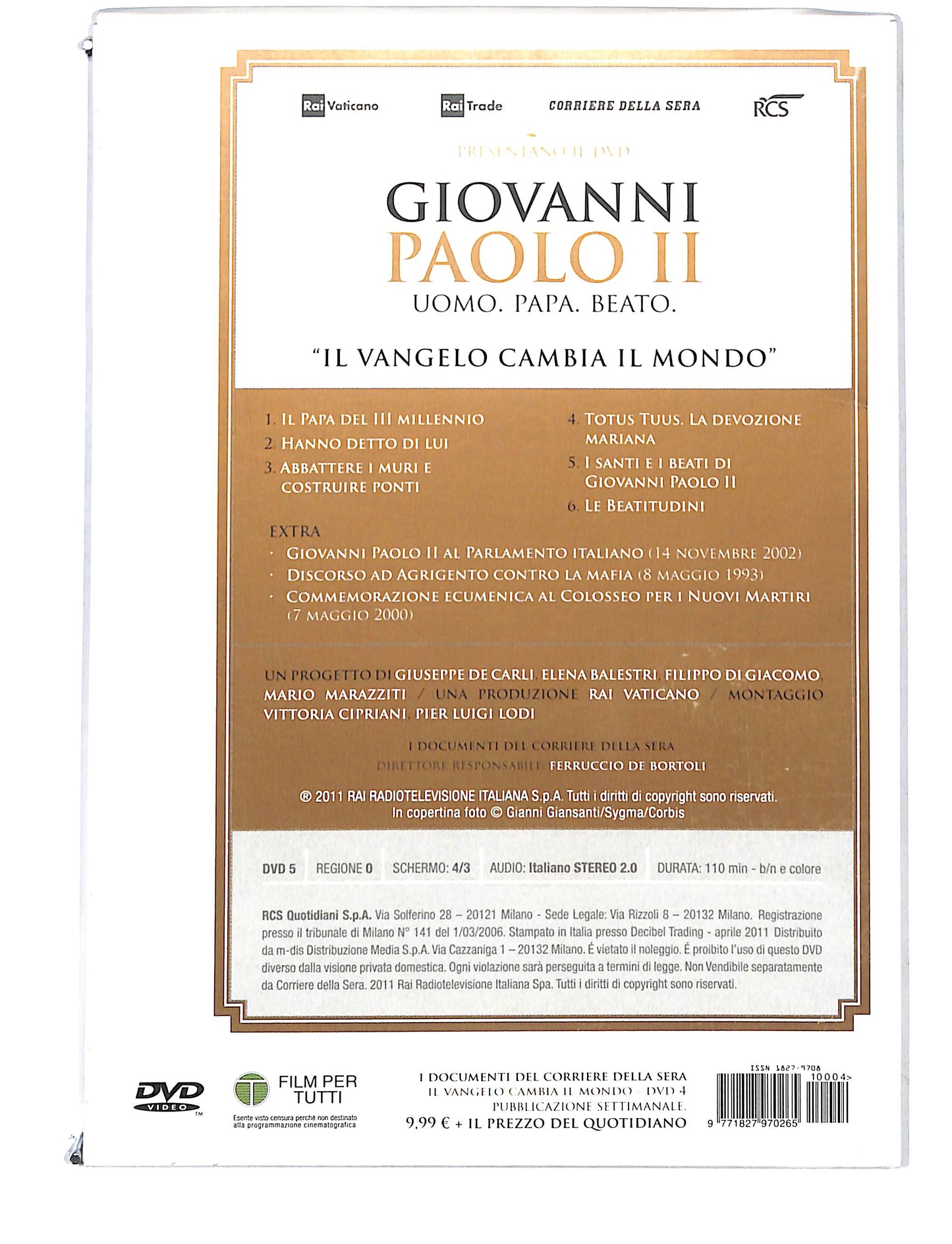 EBOND Giovanni Paolo II Vol 4 Il Vangelo cambia il mondo DVD DB670159