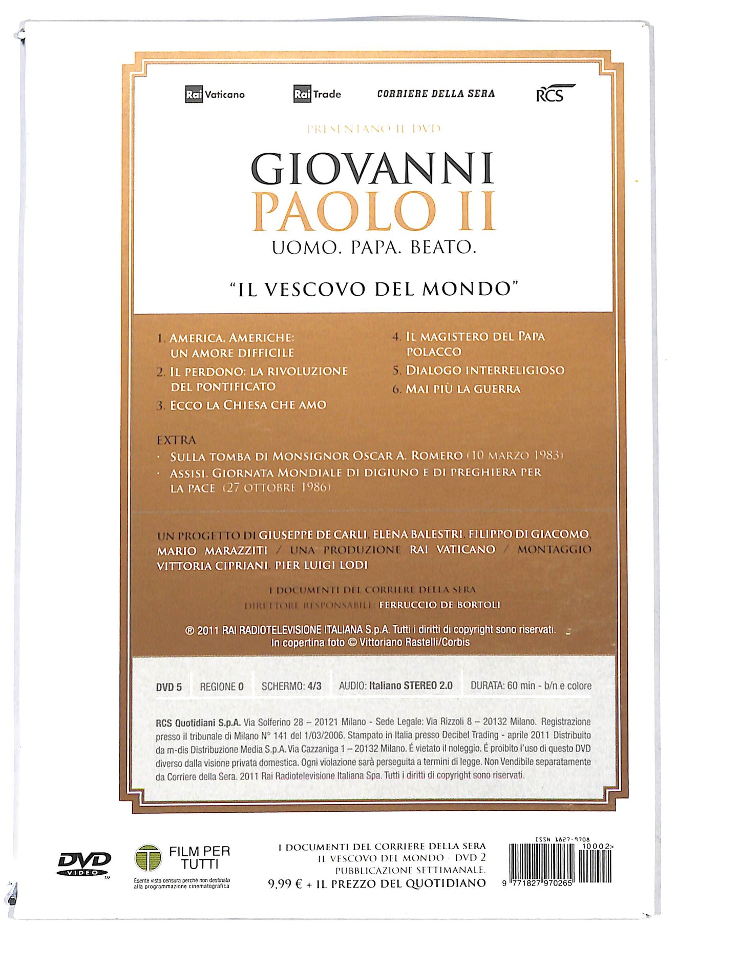 EBOND Giovanni Paolo II Vol 2 il vescovo del mondo DVD DB670160