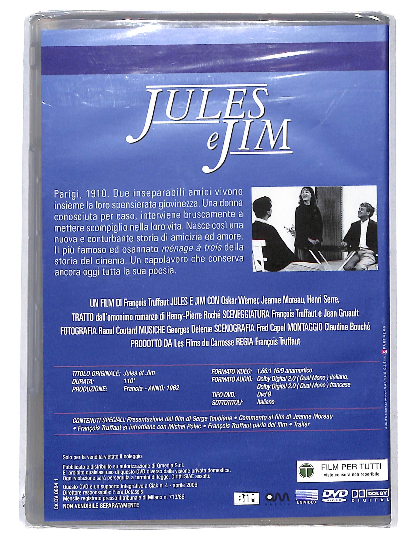 EBOND Ciak cult movie - Jules e Jim EDITORIALE DVD DB670163