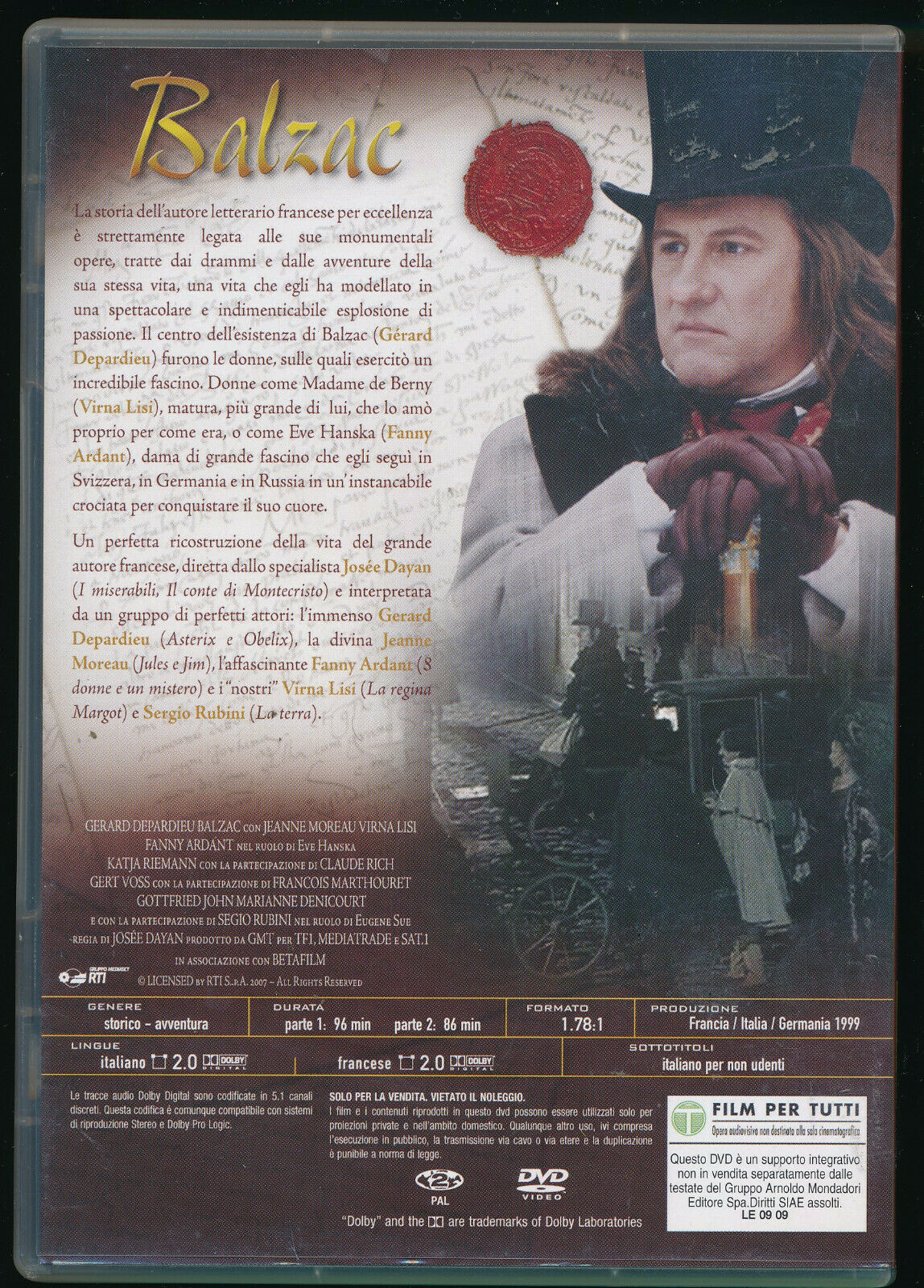 EBOND Balzac Una Vita Di Passioni DVD DB670238
