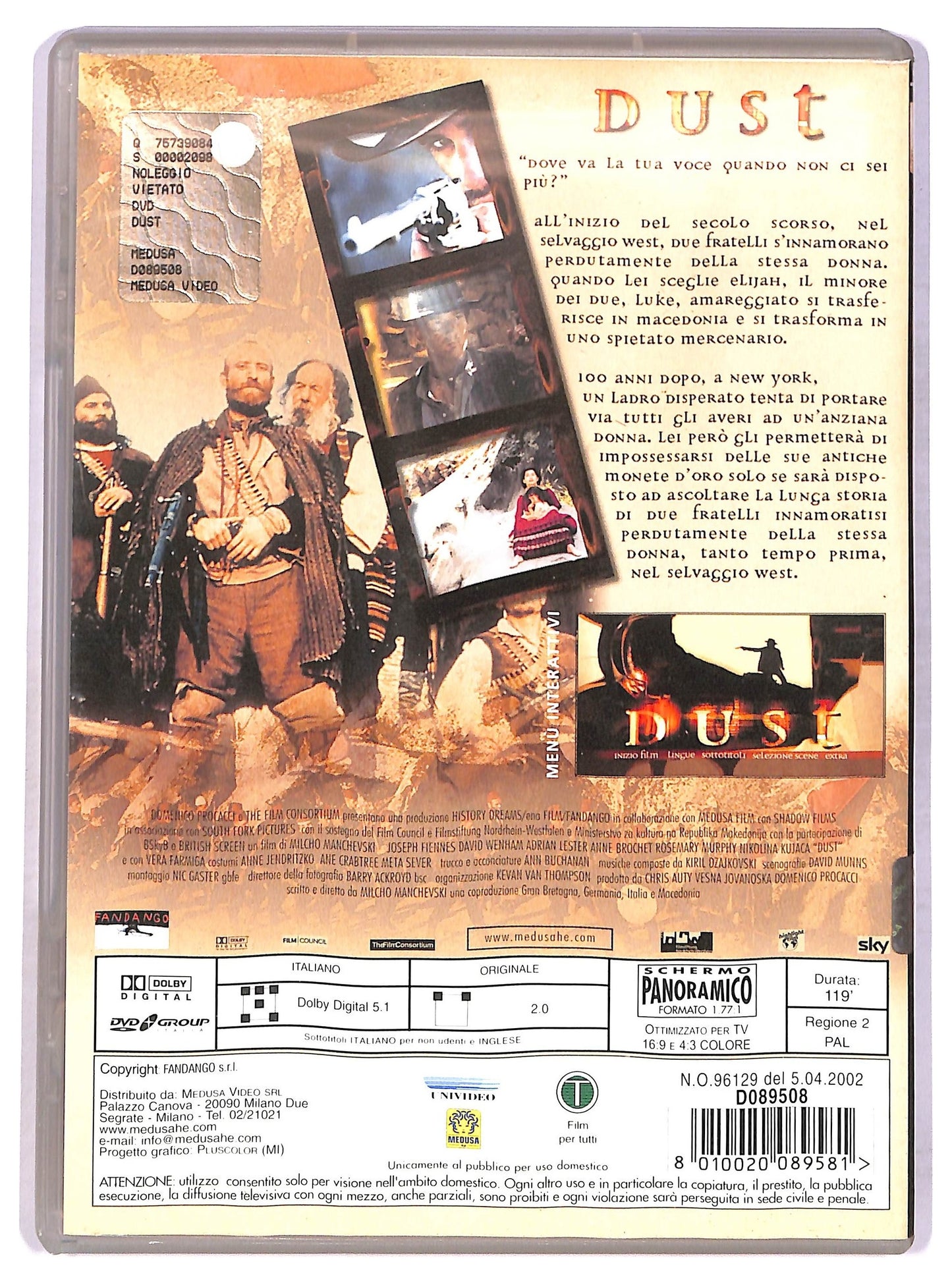 EBOND Dust NOLEGGIO DVD DB670402