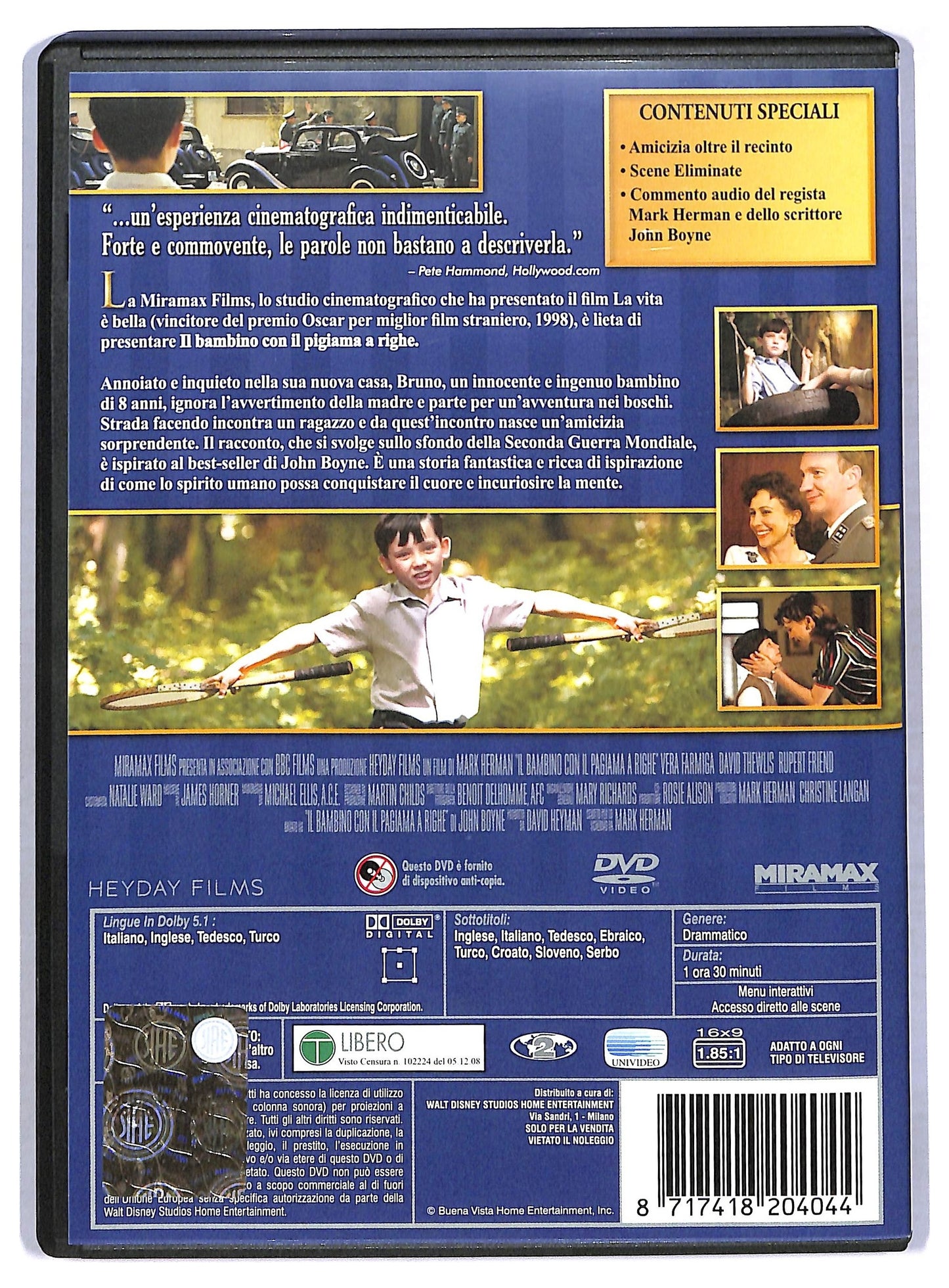 EBOND Il Bambino Con Il Pigiama a Righe NOLEGGIO DVD DB670446