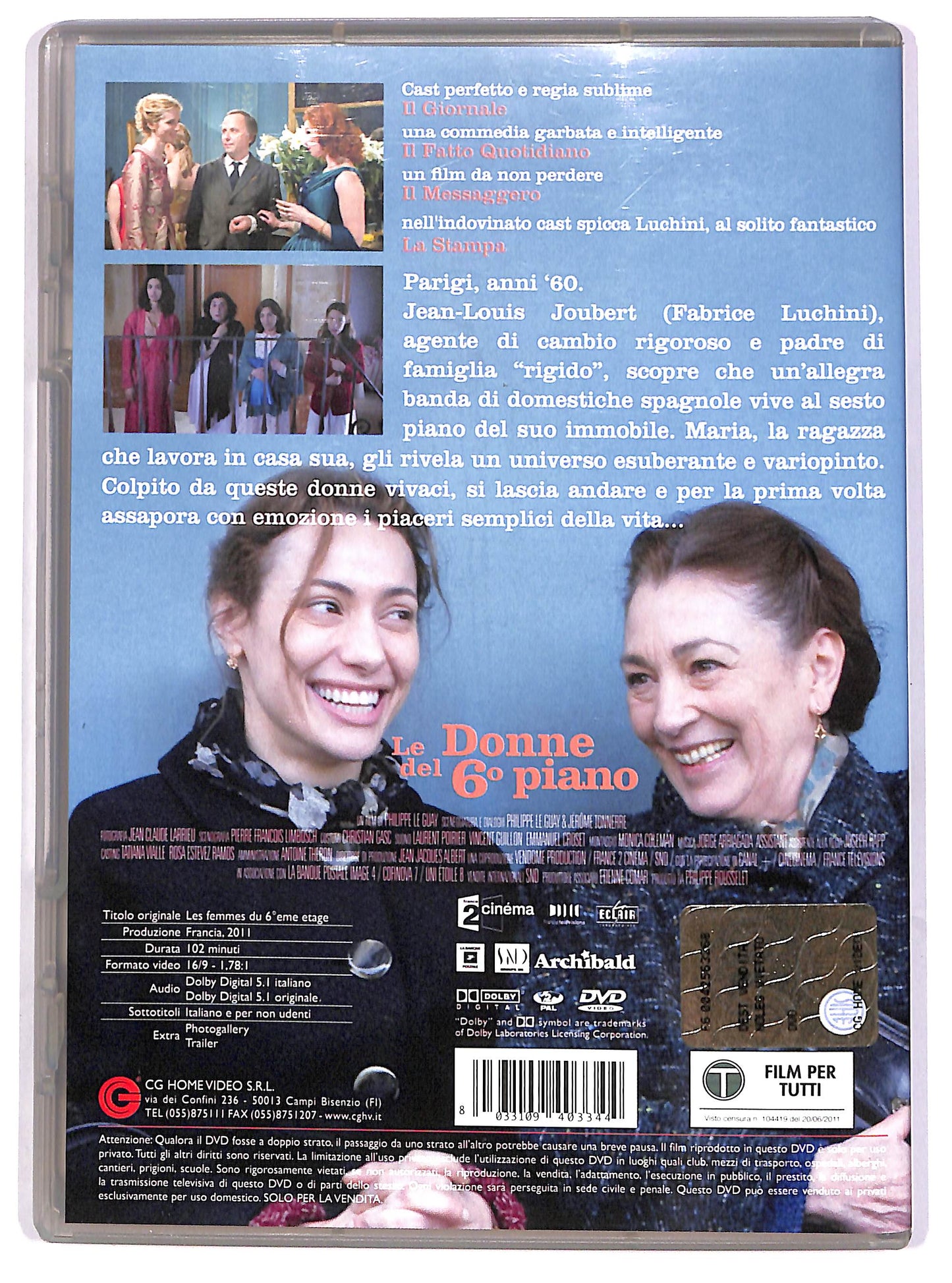 EBOND Le donne del 6° piano NOLEGGIO DVD DB670455