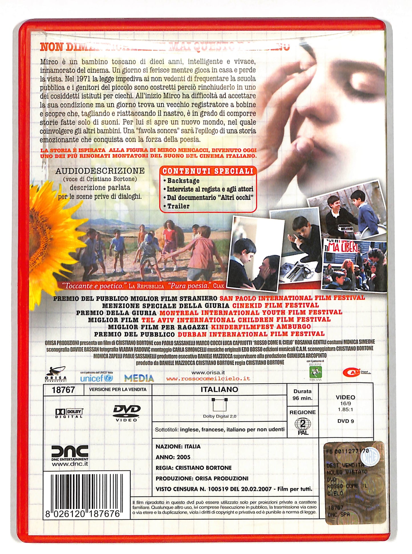 EBOND Rosso come il cielo DVD DB670605