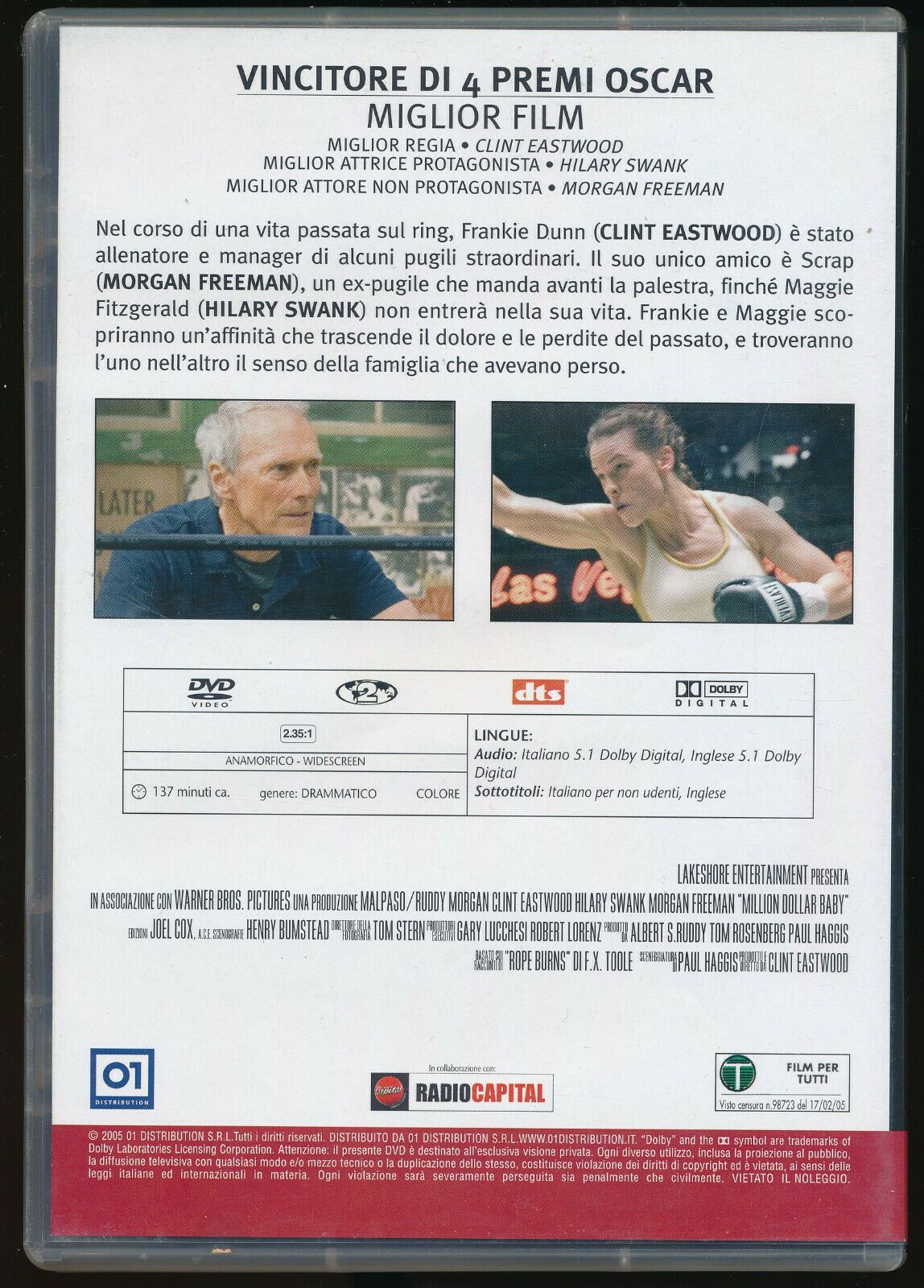 EBOND Million Dollar Baby Editoriale DVD DB670841