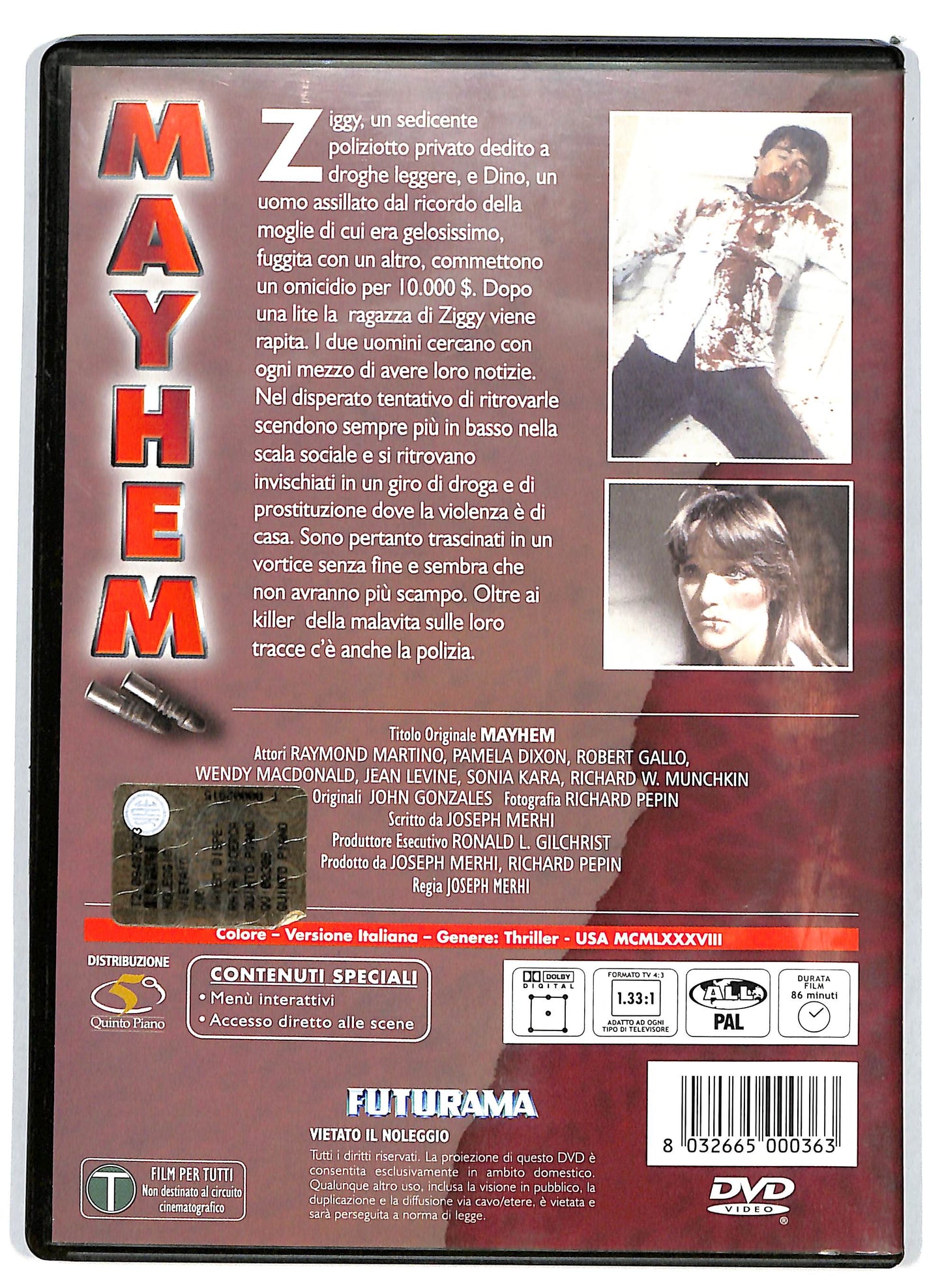 EBOND Mayhem Disperata Ricerca DVD DB670851