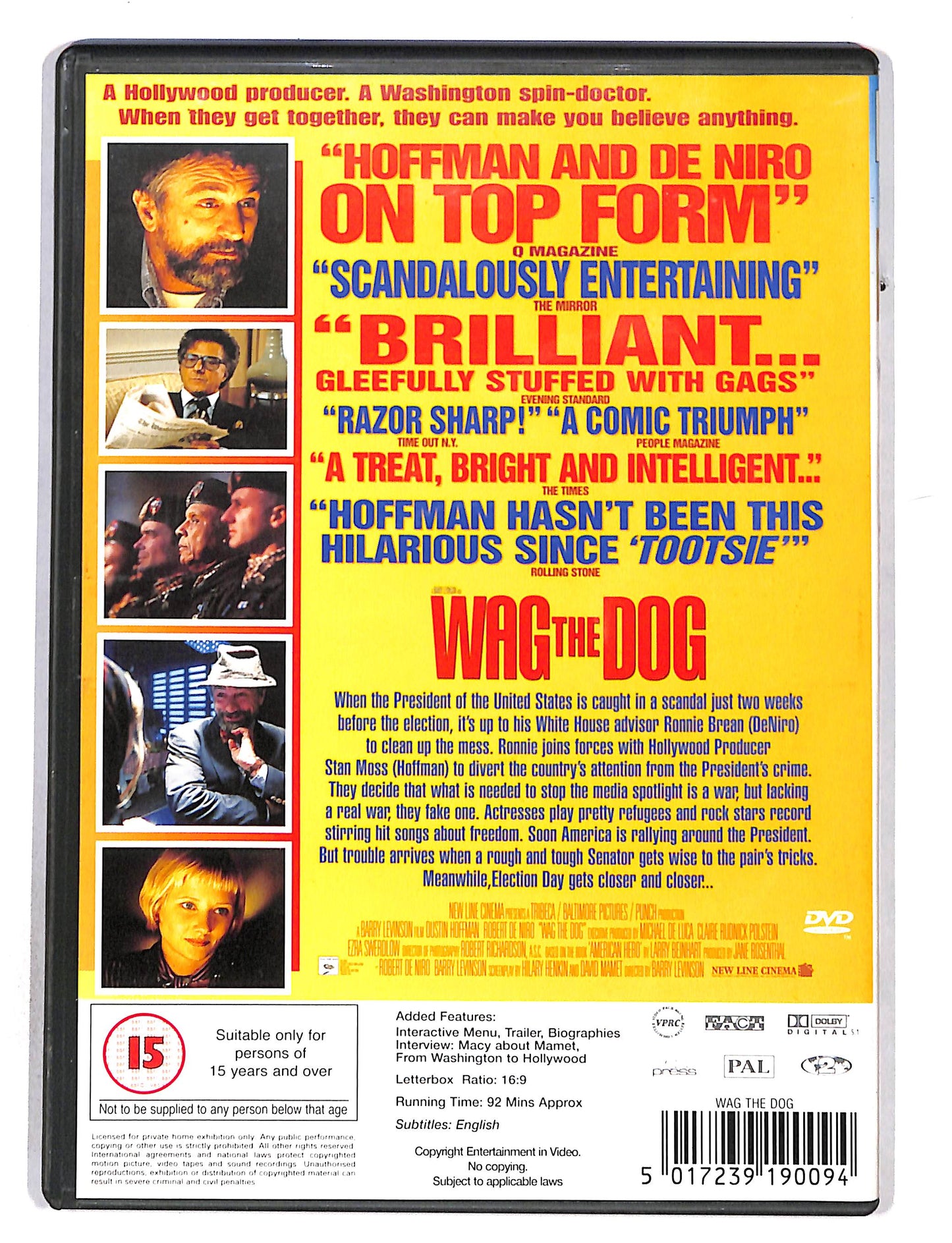 EBOND Wag The Dog Edizione UK DVD DB671109