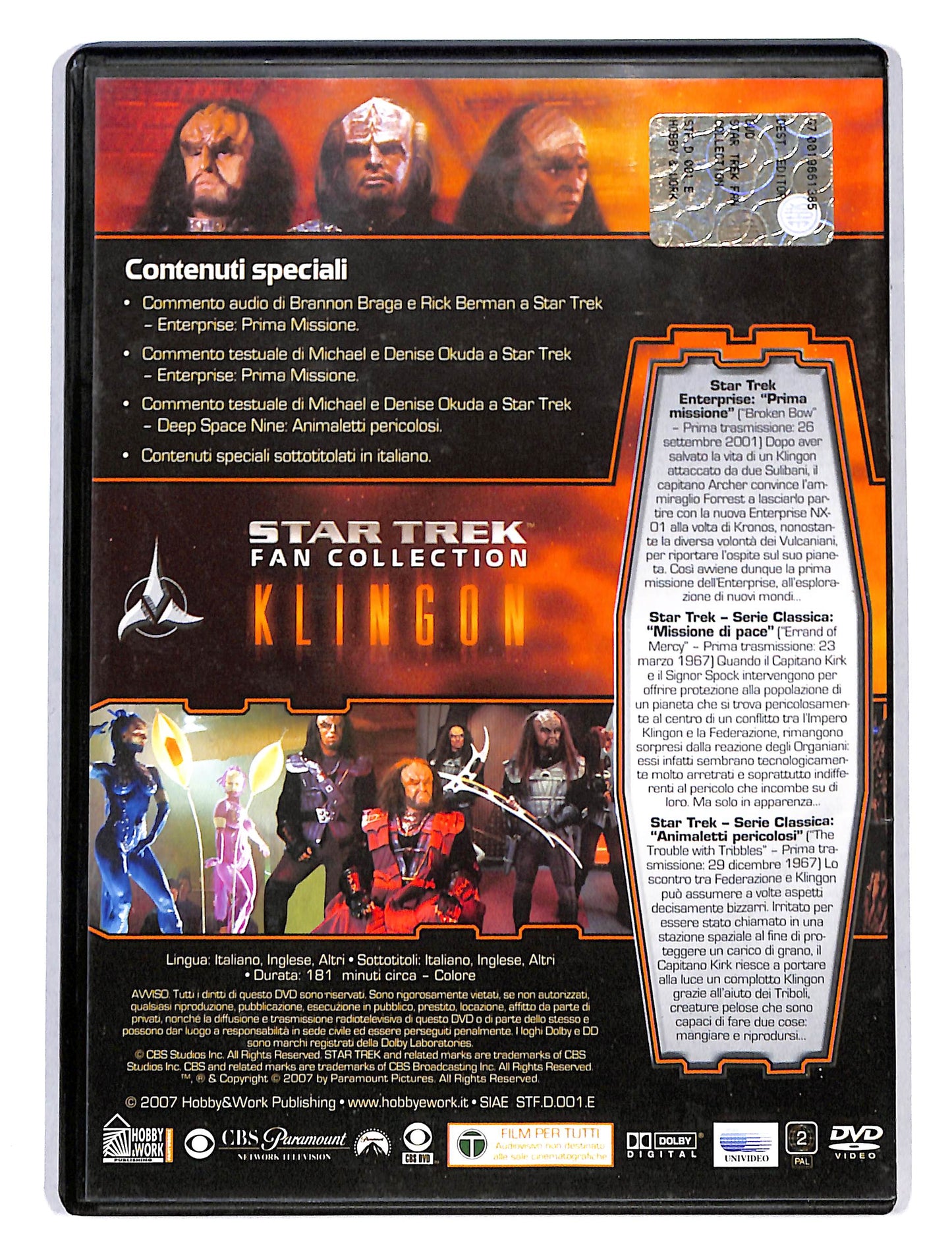 EBOND Star Trek fan collection Klingon vol.1 EDITORIALE DVD DB671156