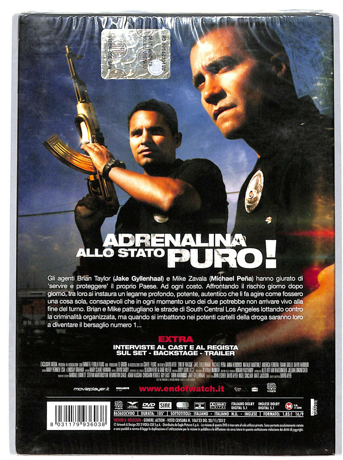 EBOND End Of Watch - Tolleranza 0 DVD DB671451