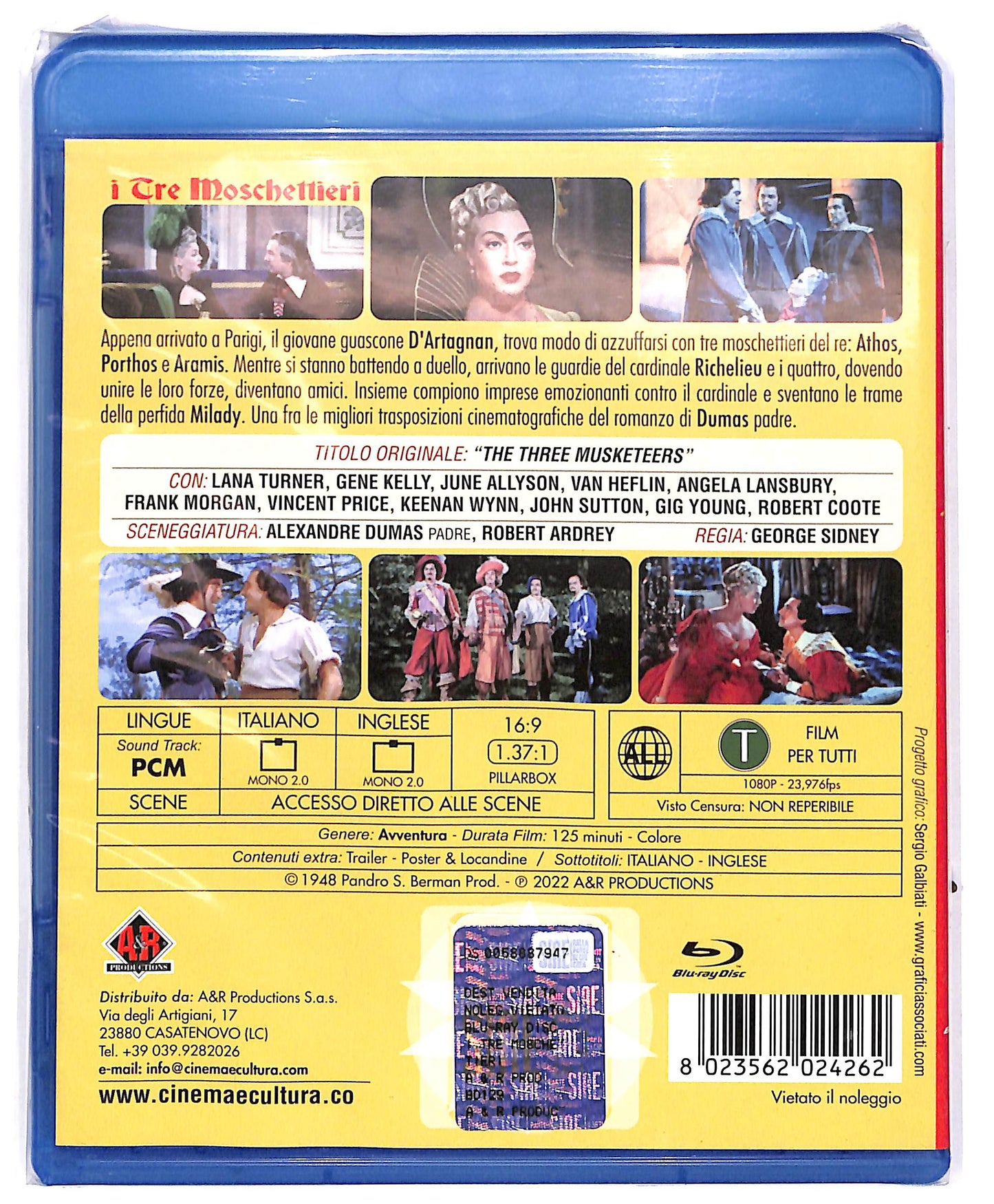 EBOND I Tre Moschettieri BLURAY DB671602