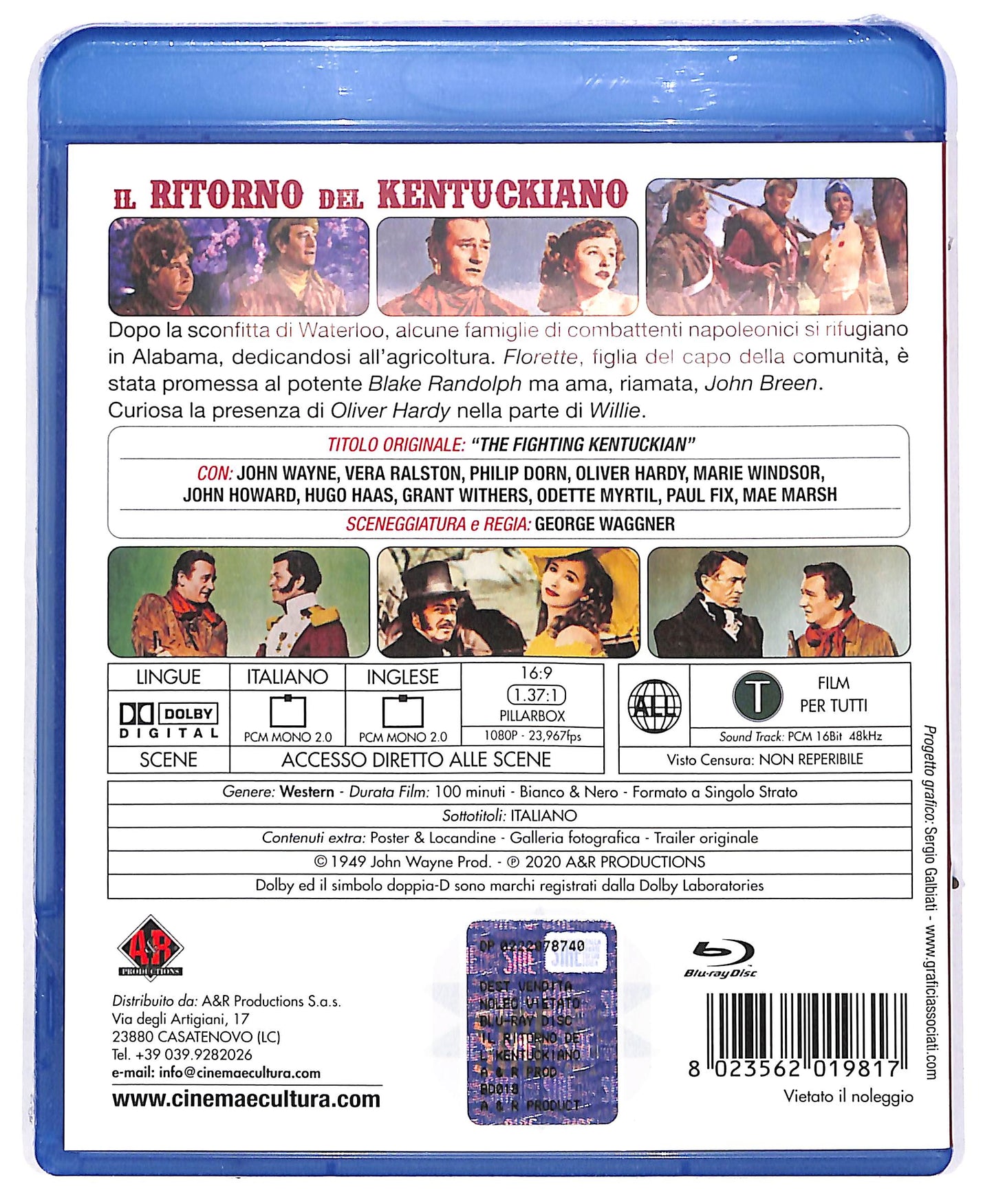 EBOND Il Ritorno Del Kentuckiano BLURAY DB671634