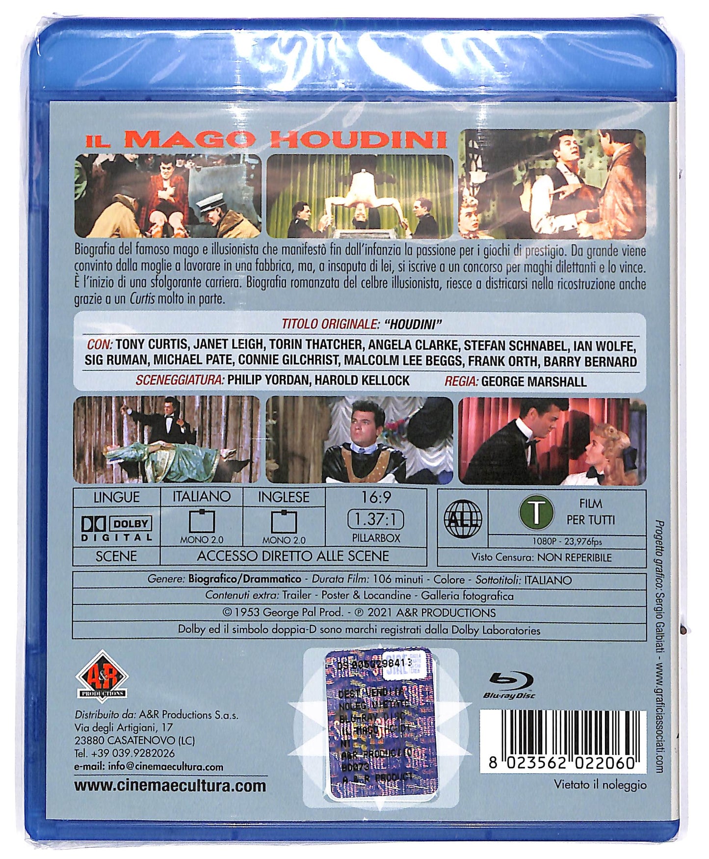 EBOND Il Mago Houdini BLURAY DB671651