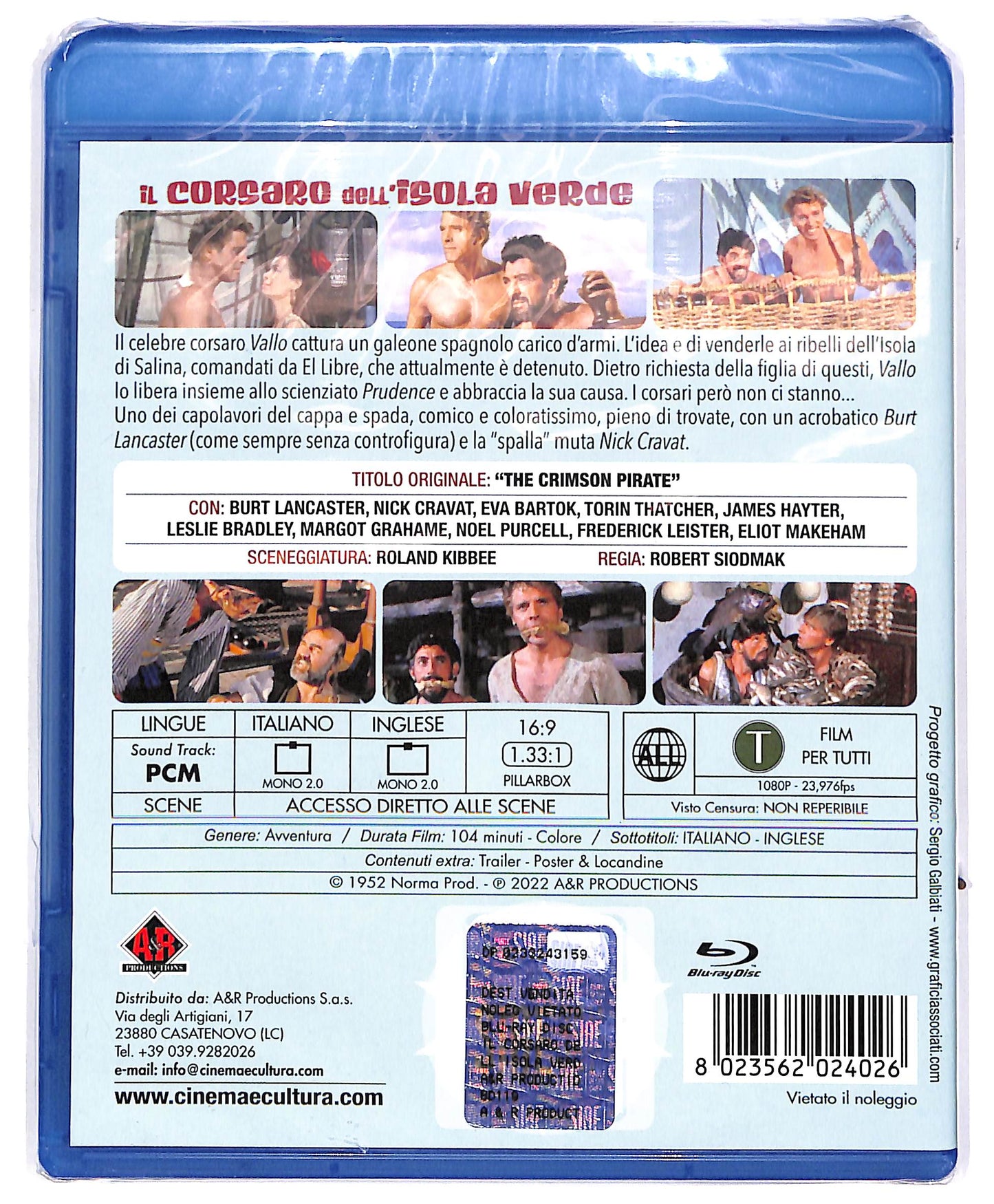 EBOND Il Corsaro Dell'Isola Verde BLURAY DB671656